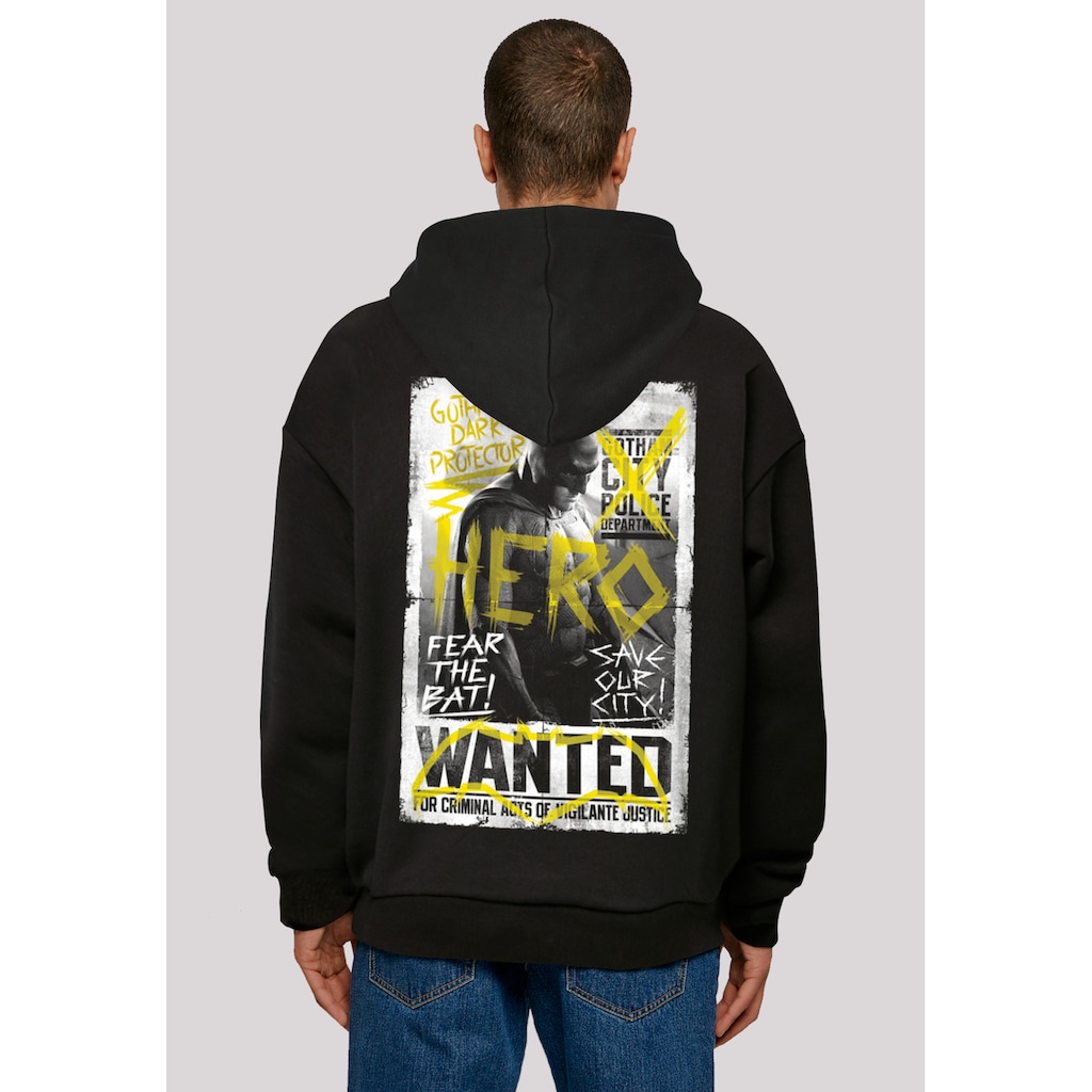 F4NT4STIC Kapuzenpullover »Batman v Superman Wanted Poster«