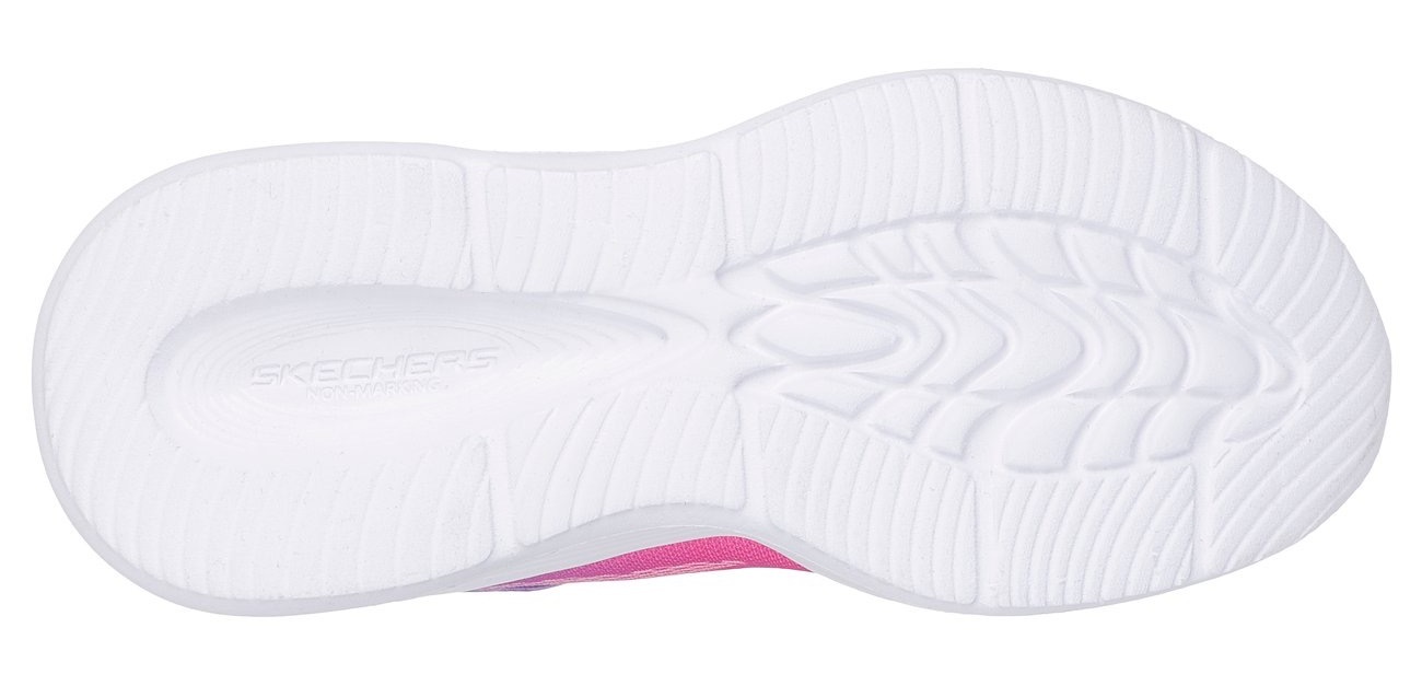 Skechers Sneaker »SKECHERS SOLA GLOW LIGHTS«, Slip-OnSneaker, Blink,-Klettverschluss, Größenschablone zum Download