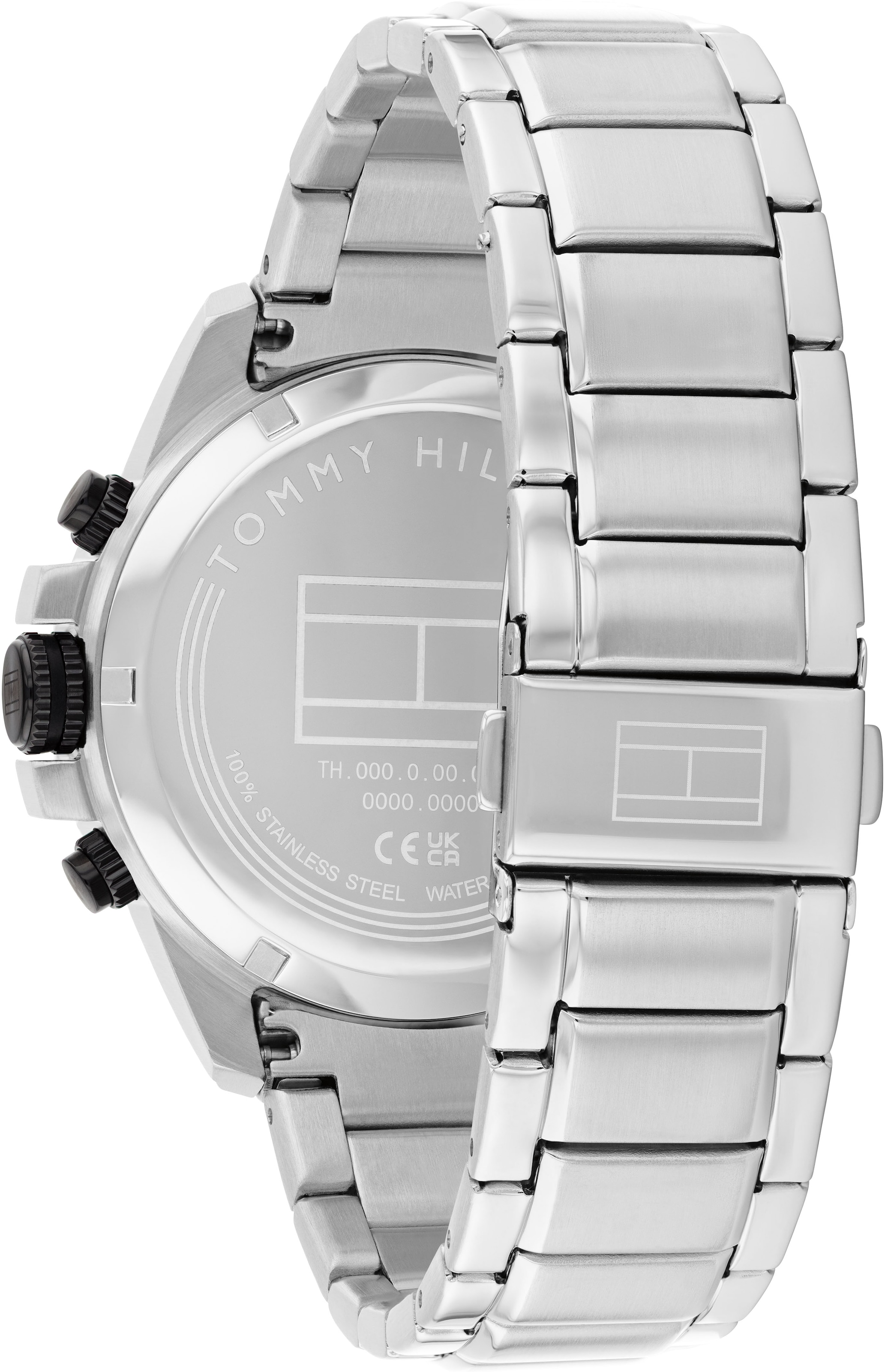 Tommy Hilfiger Multifunktionsuhr »Jameson«, Quarzuhr, Armbanduhr, Herrenuhr, Edelstahlarmband, analog, Tag
