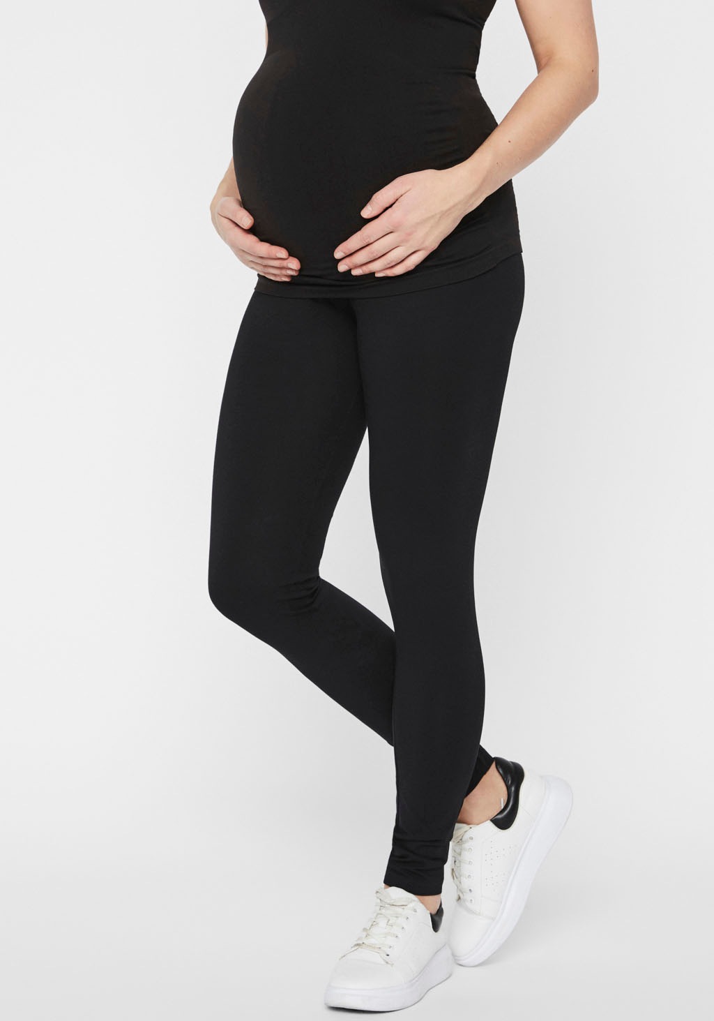 Mamalicious Umstandsleggings "MLLEA", (2 tlg.), in körpernahem Fit günstig online kaufen