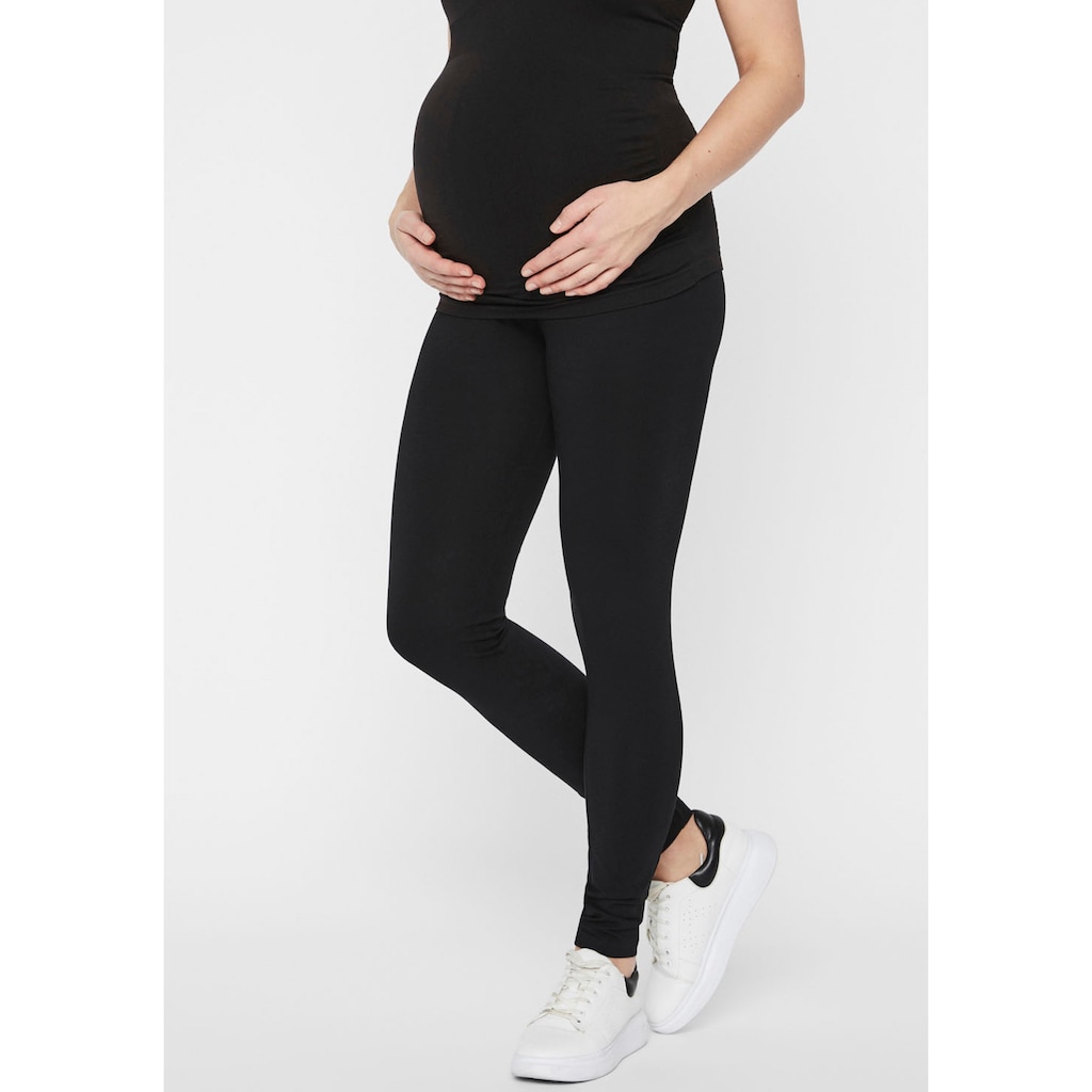 Mamalicious Umstandsleggings »MLLEA«, (2 tlg.), in körpernahem Fit