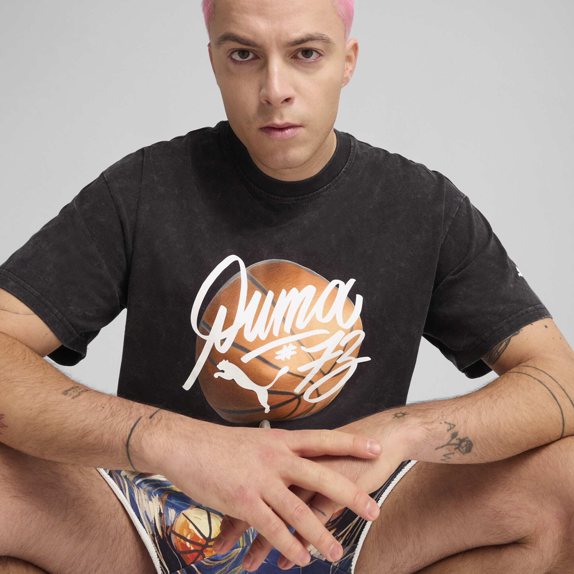 PUMA Trainingsshirt »Dylan Exhibit Basketballshirt Herren«