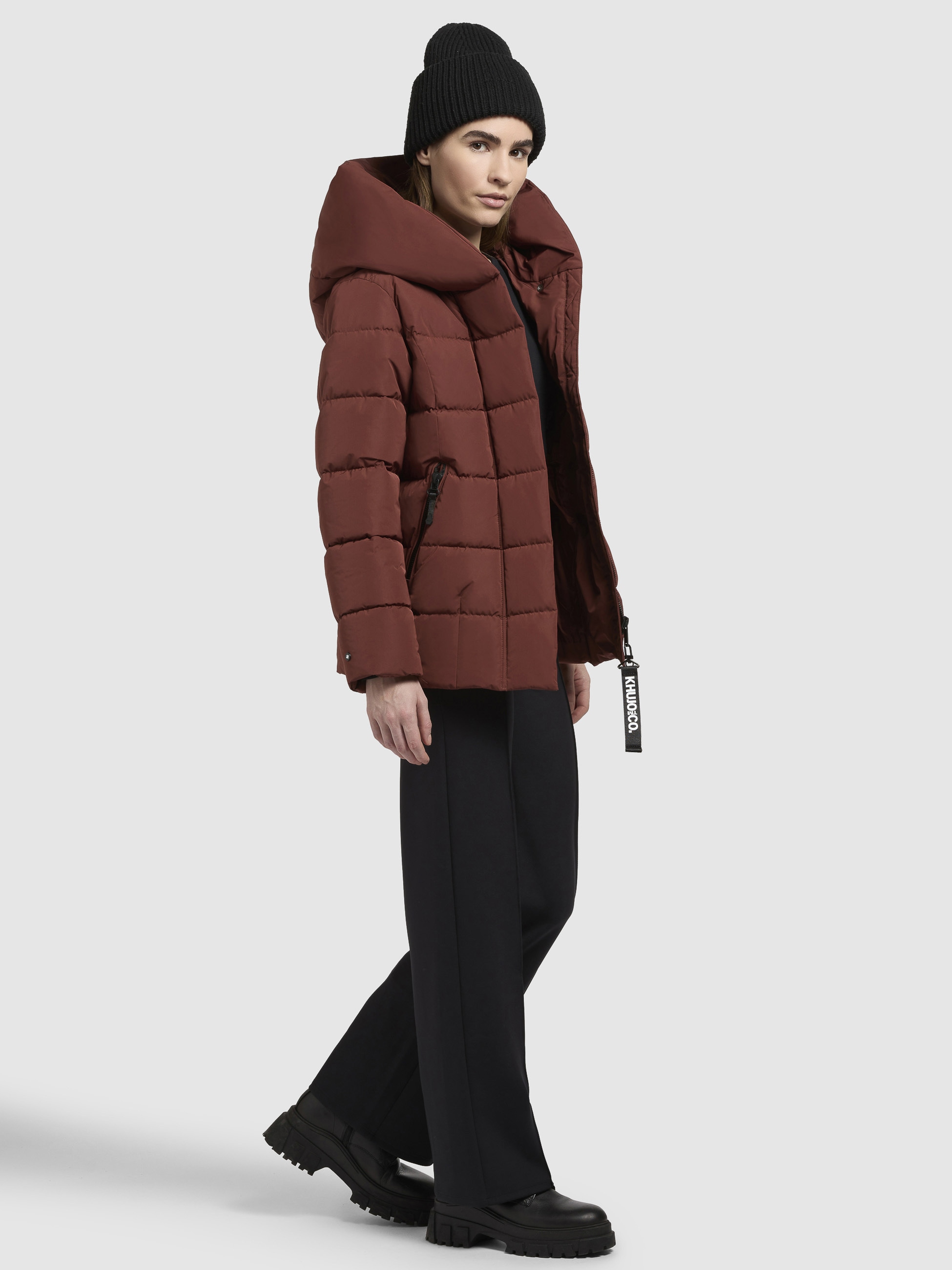 khujo Steppjacke »JACKE CAMEA«, mit Kapuze