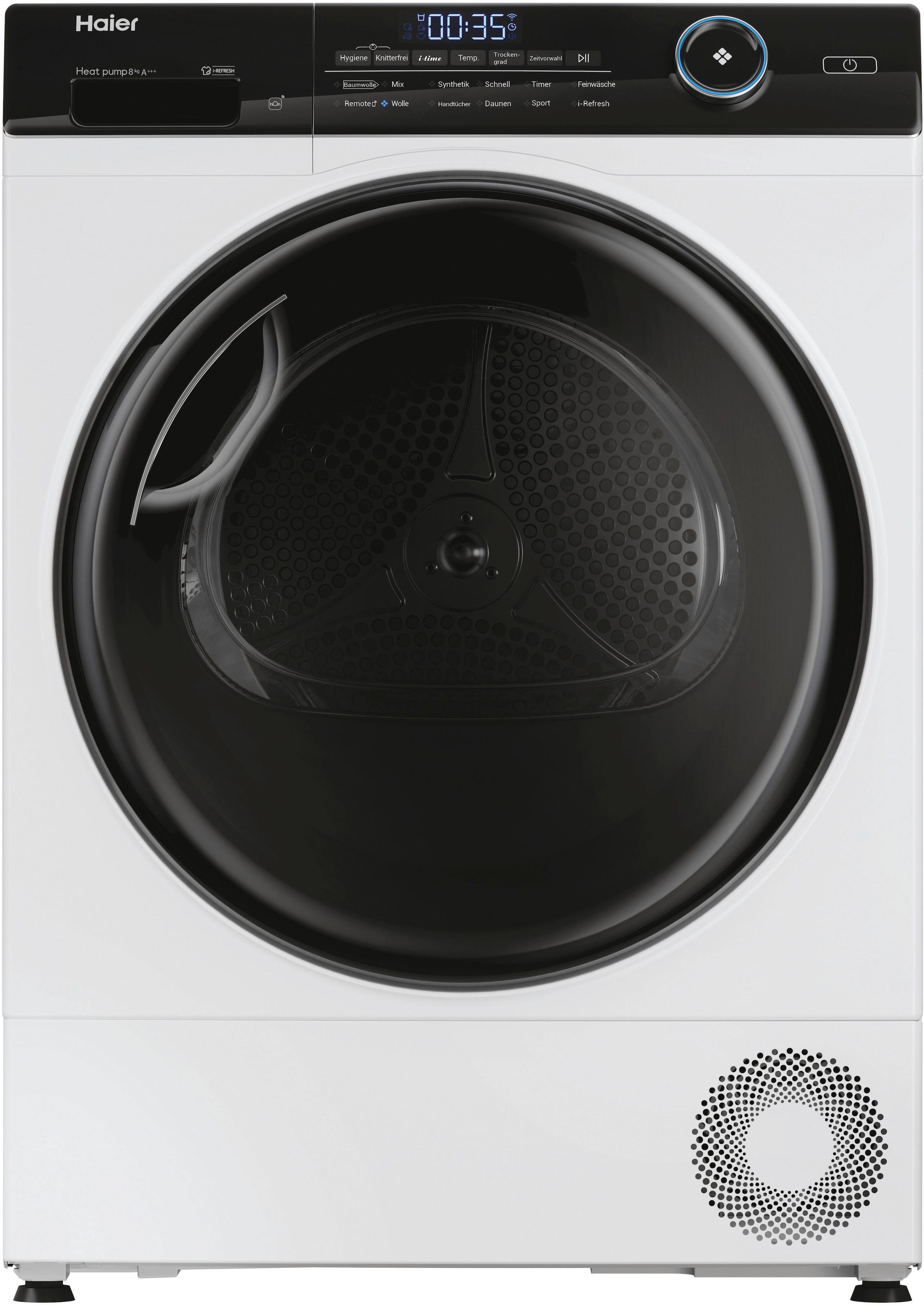 Haier Wärmepumpentrockner »HD81-A3959E-DE«, 8 kg, 8 kg, A+++, Extra Hygiene-Funktion, Wi-Fi & hOn App