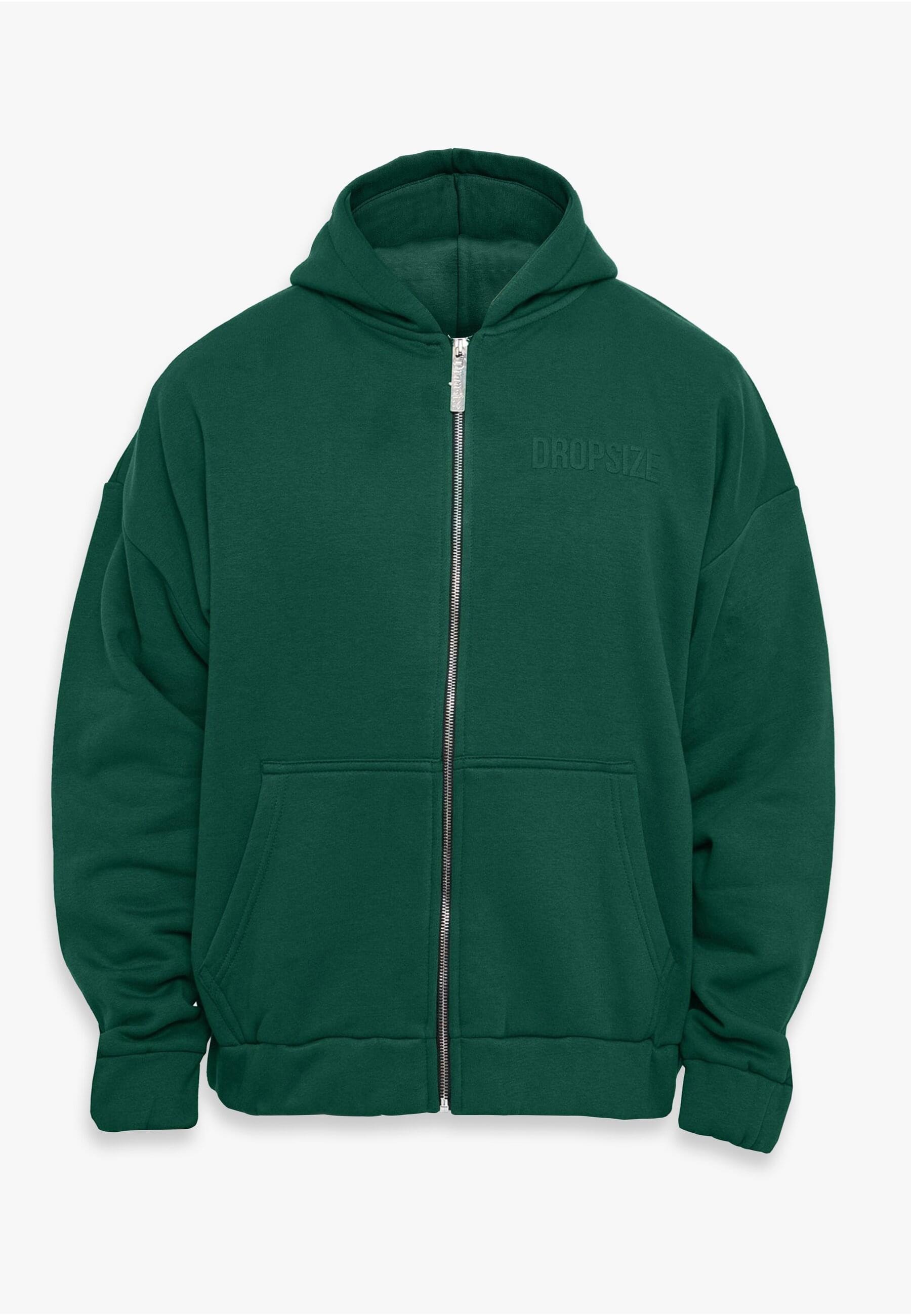 Dropsize Sweatjacke "Dropsize SUPER HEAVY OVERSIZED HD PRINT ZIP-HOODIE" günstig online kaufen