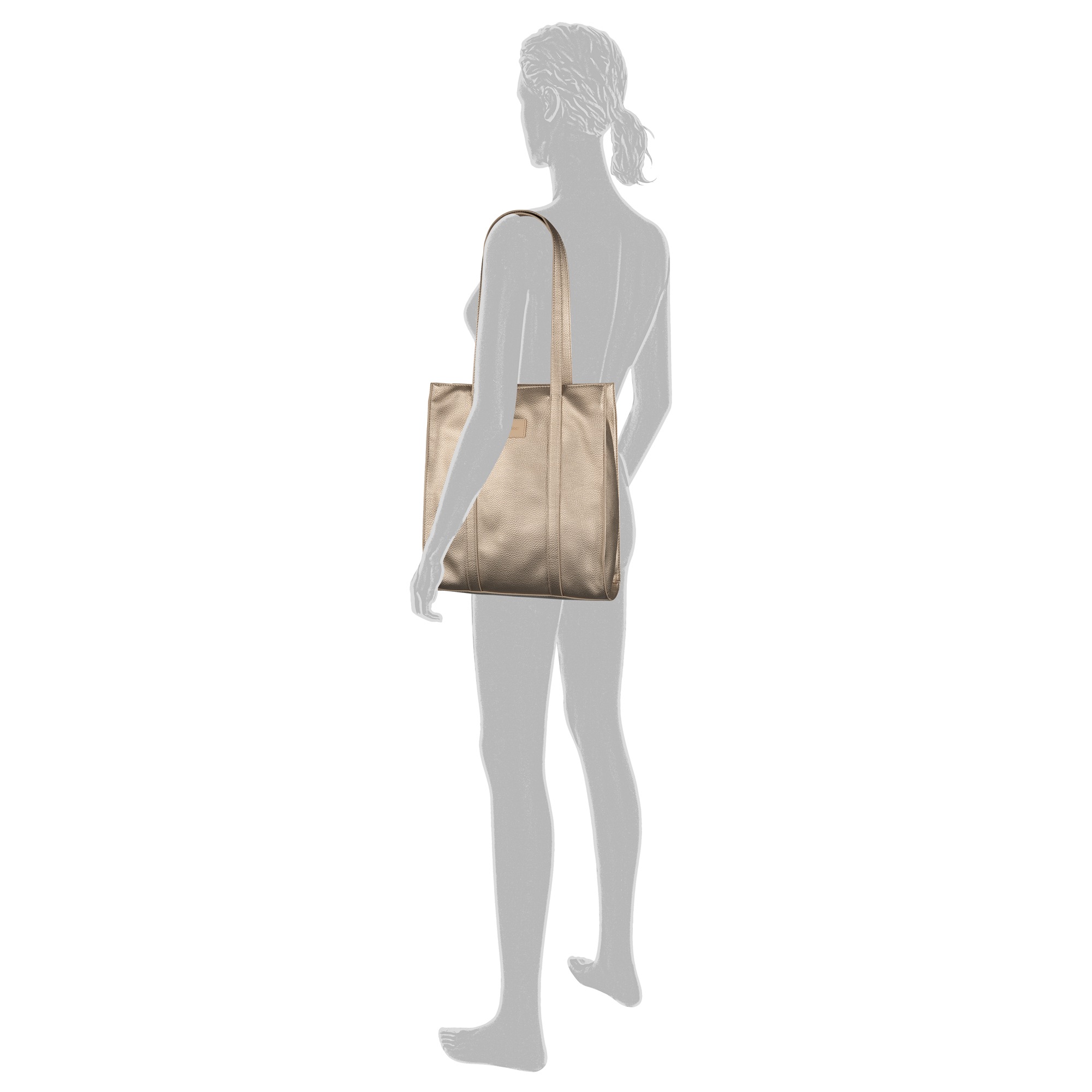 Gabor Shopper "Elfie" aus fein genarbtem, glattem Kunstleder und mit einem günstig online kaufen