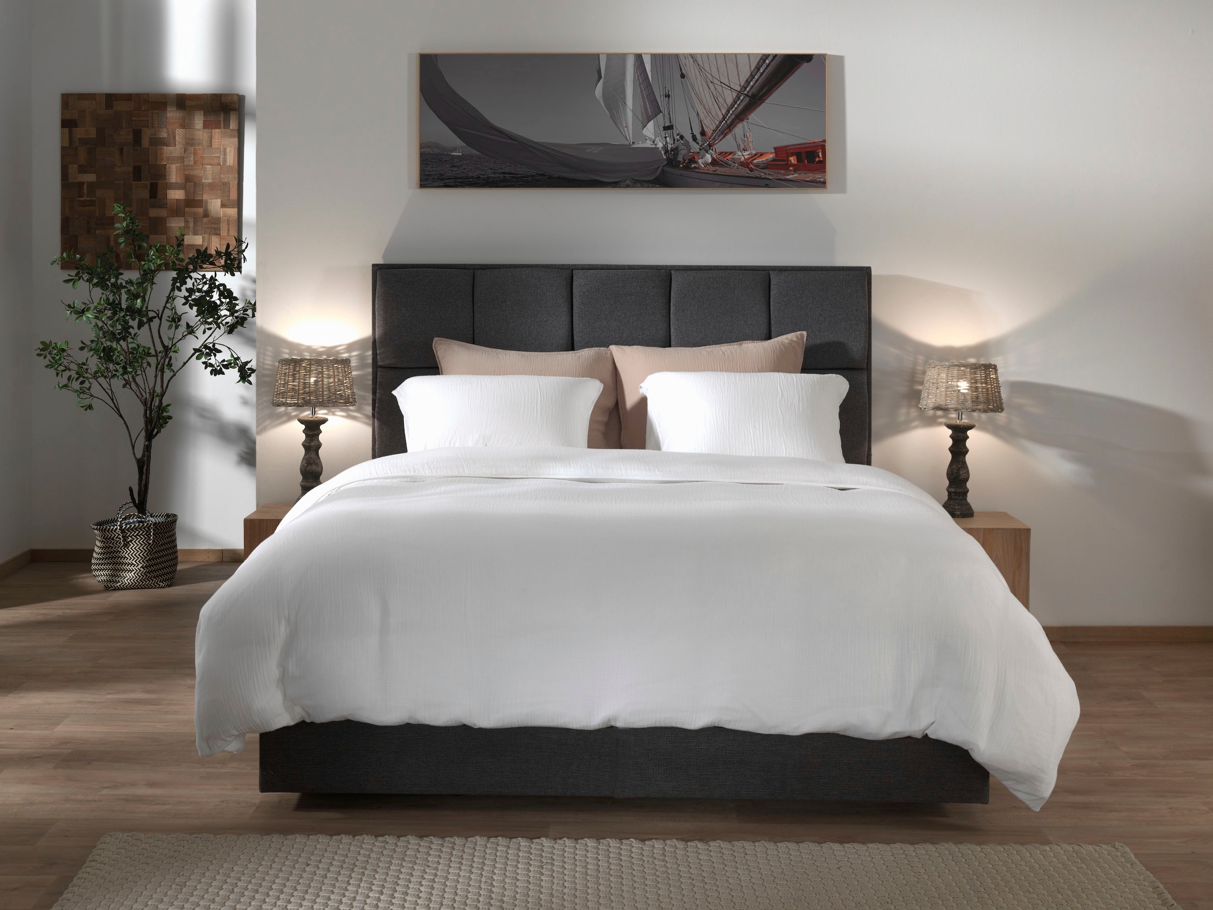 YELLOW Bettwäsche "Suite-Guadeloupe" 2 Stk. tlg. Uni Design, 100% Baumwolle günstig online kaufen