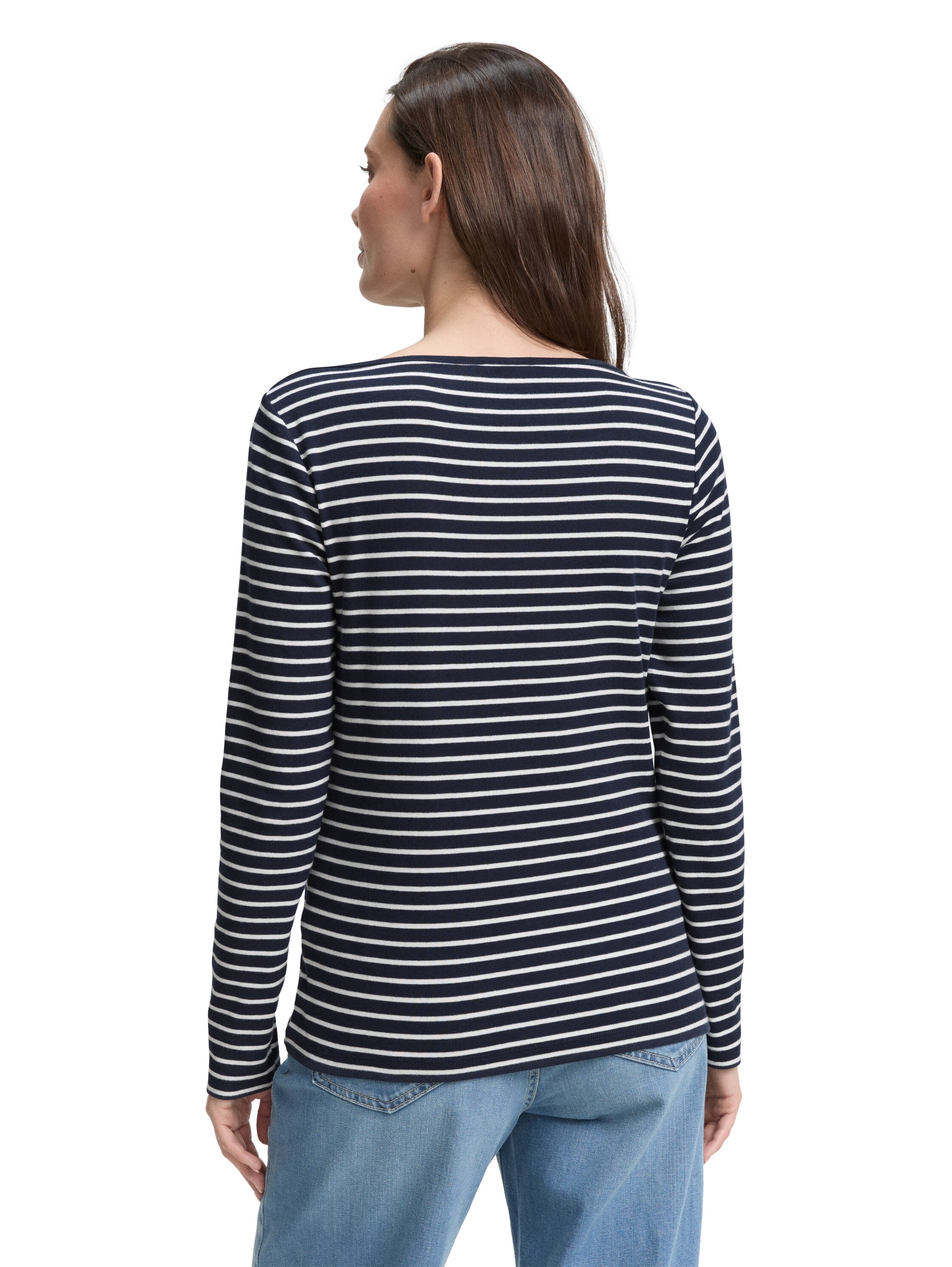 TOM TAILOR Langarmshirt, mit Streifen Muster günstig online kaufen