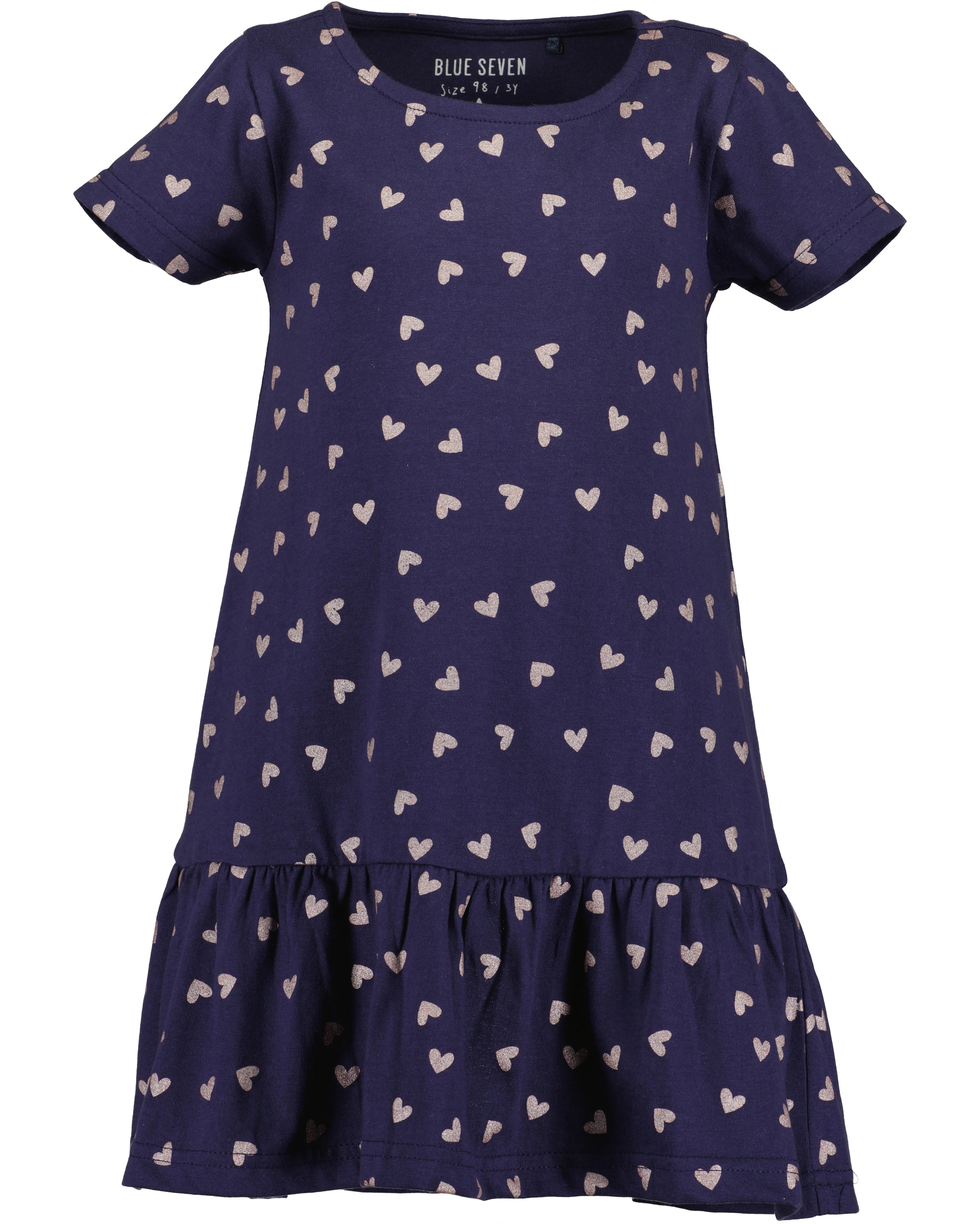 Blue Seven Jerseykleid "Mädchen Kleid mit Herzen"