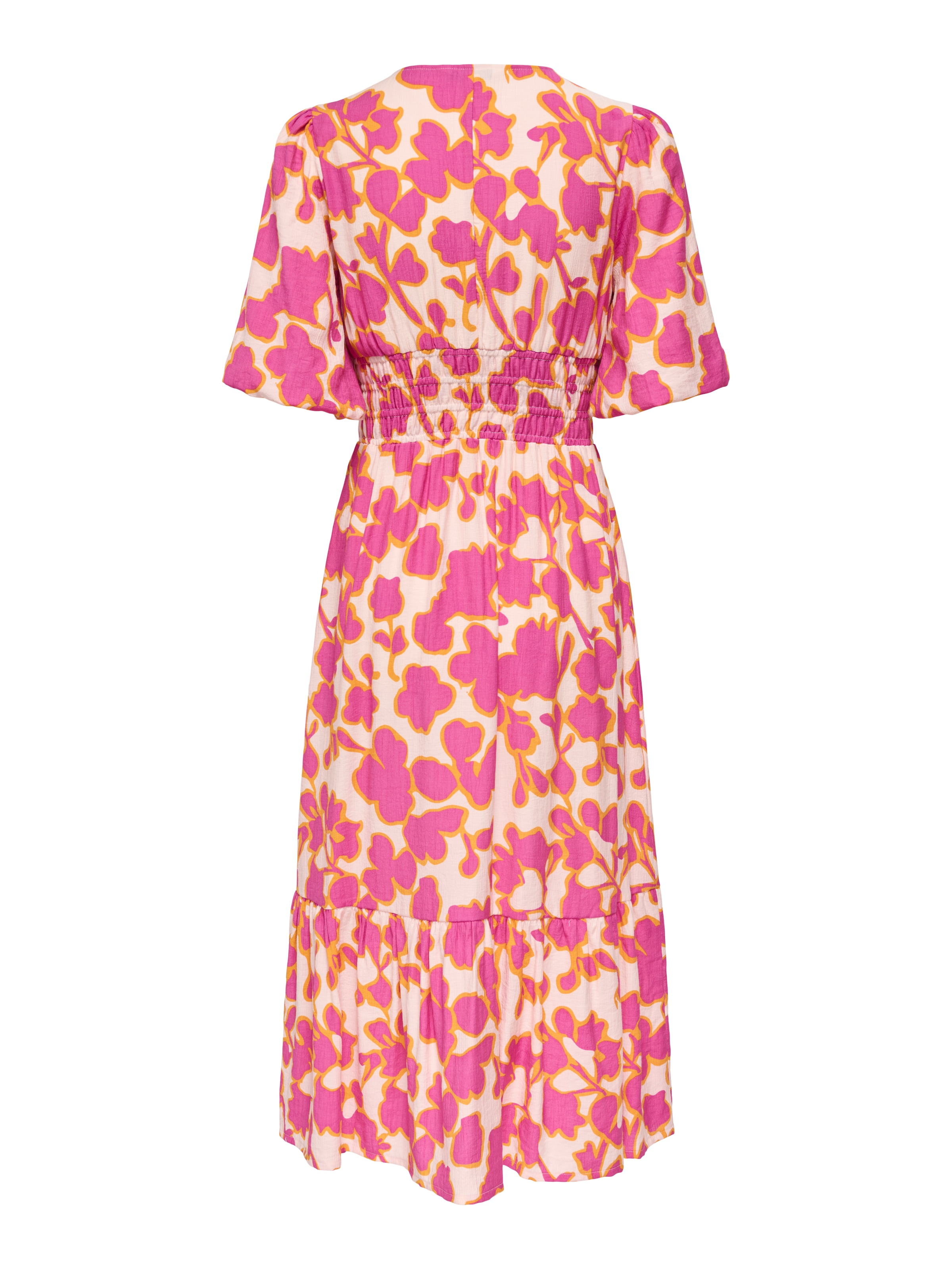 ONLY Druckkleid »ONLAURI MIKASI S/S MIDI DRESS WVV EX« Viskosemischung, regular fit