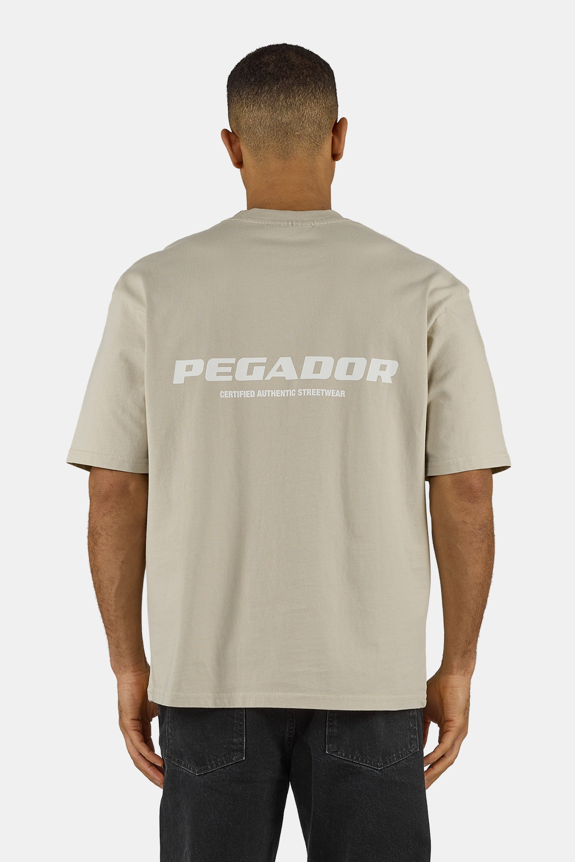 Thumbnail - PEGADOR Rundhalsshirt "COLNE LOGO OVERSIZED TEE" Baumwolle, oversize