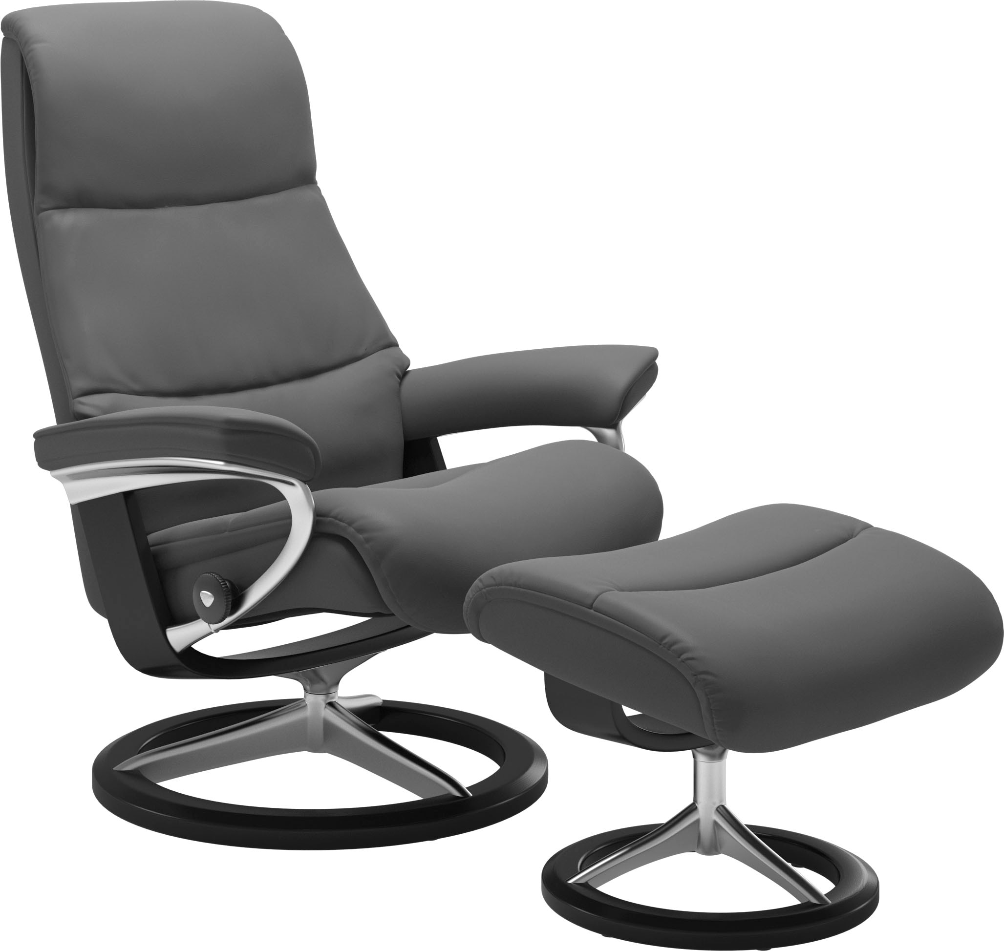 Stressless Fußhocker "View", mit Signature Base,Gestell Schwarz