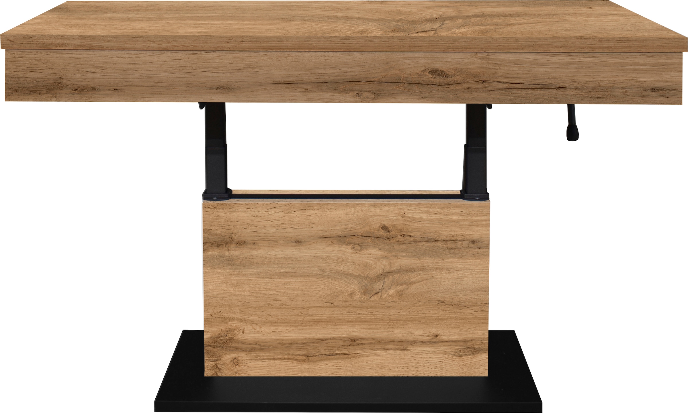 Mäusbacher Couchtisch »Lift Couchtisch«, höhenverstellbar 58-77cm,Tischplatte aufziehbar, Staufach, 110cm breit