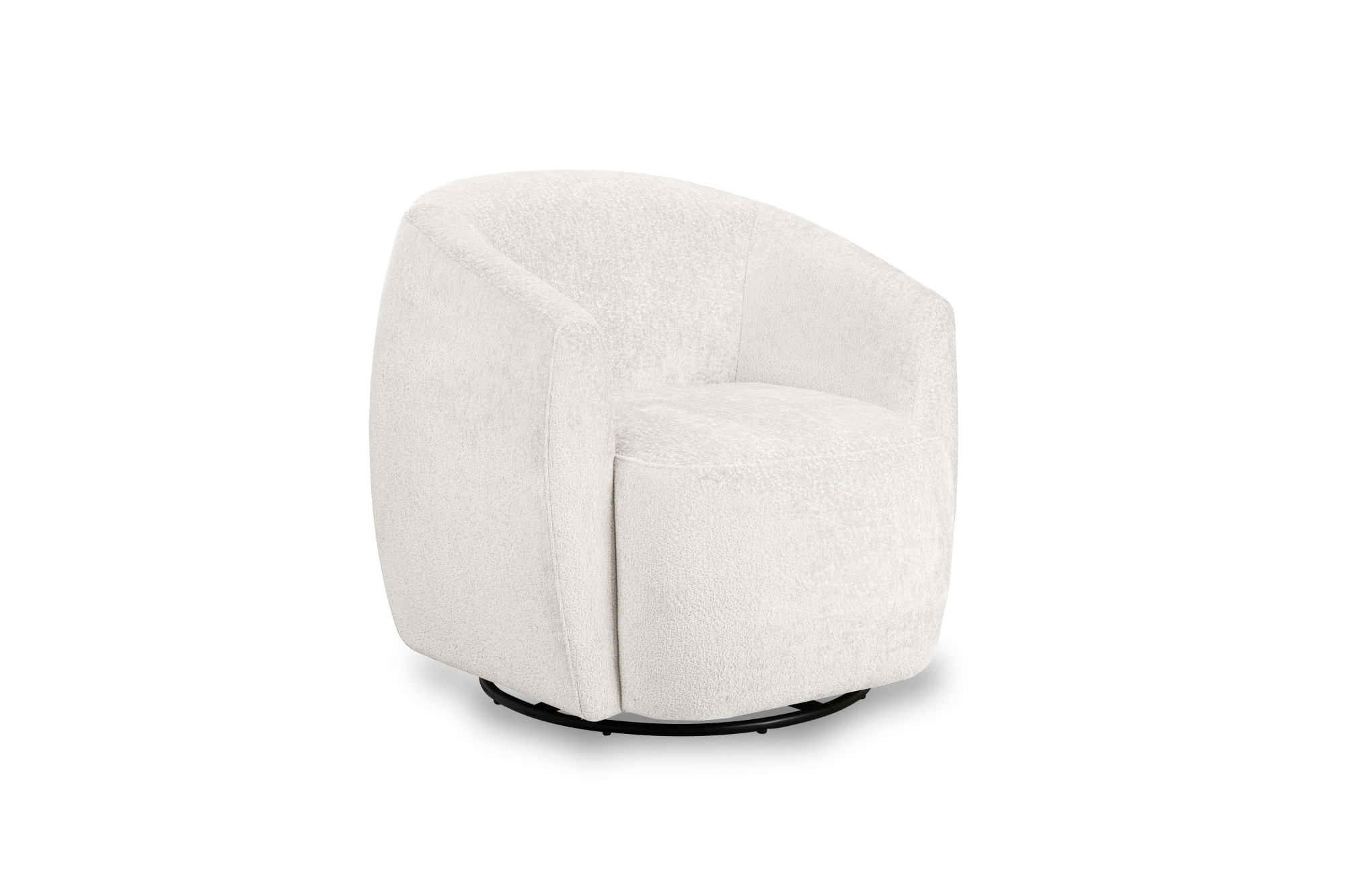 andas Drehsessel »Vallsta«, Breite 85 cm, Chenille oder Boucle Stoff, Drehfunktion verfügbar