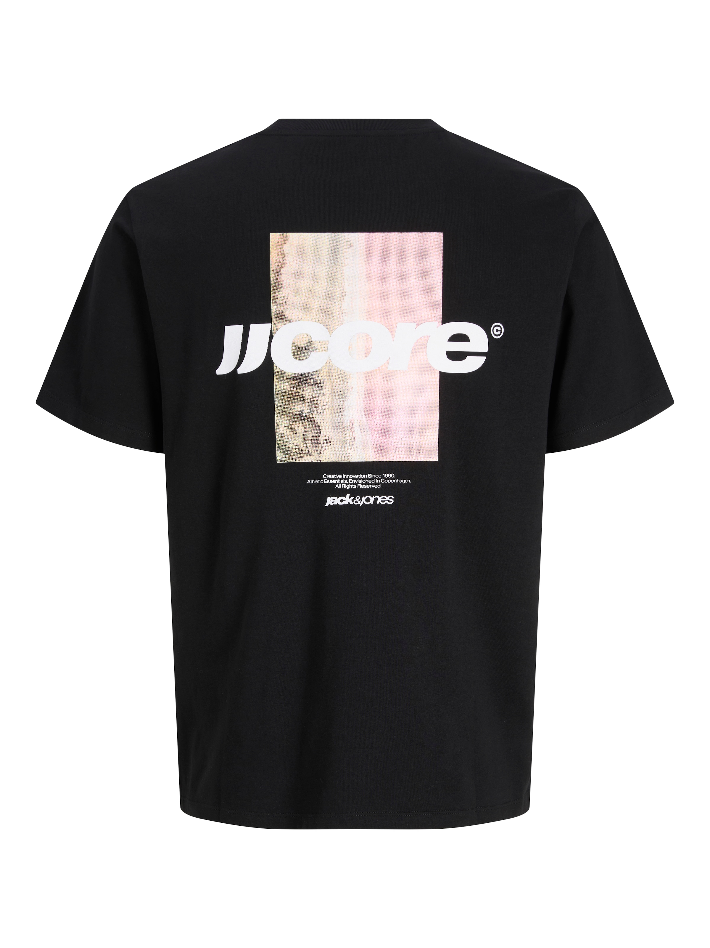 Jack & Jones T-Shirt »JCOCLUB BACK PHOTO TEE SS CREW NECK« mit Print
