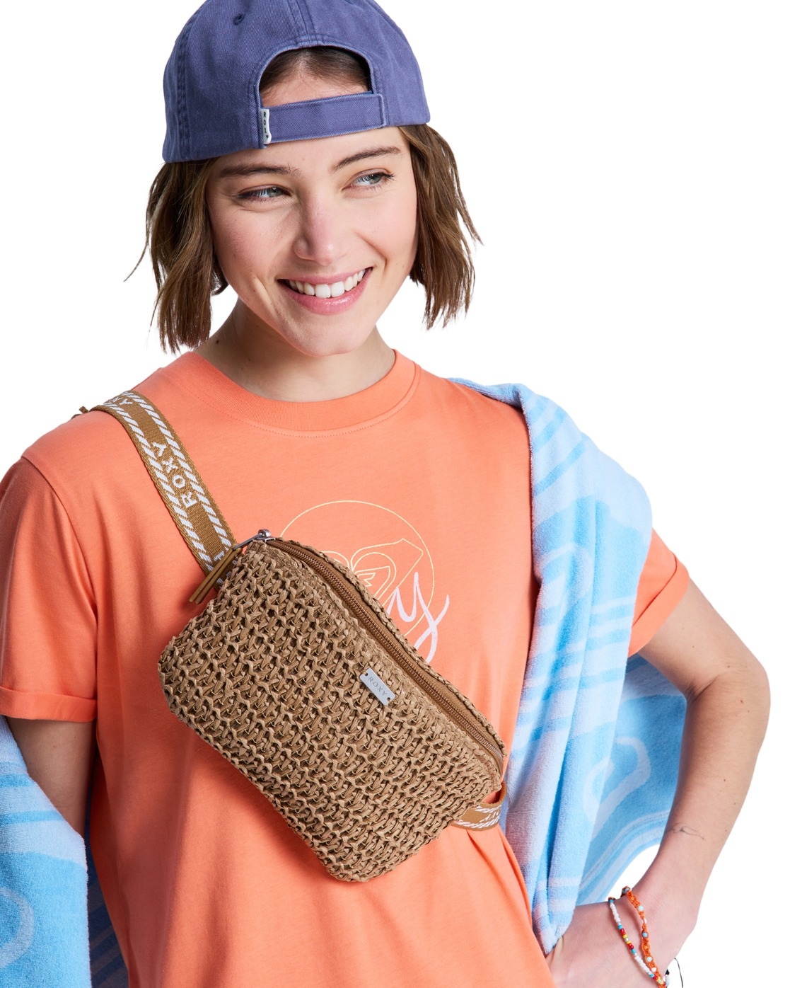 ROXY Damen Gürteltasche "Spotless Sunnies"braunie, Obermaterial: 100% Papier;, Taschen