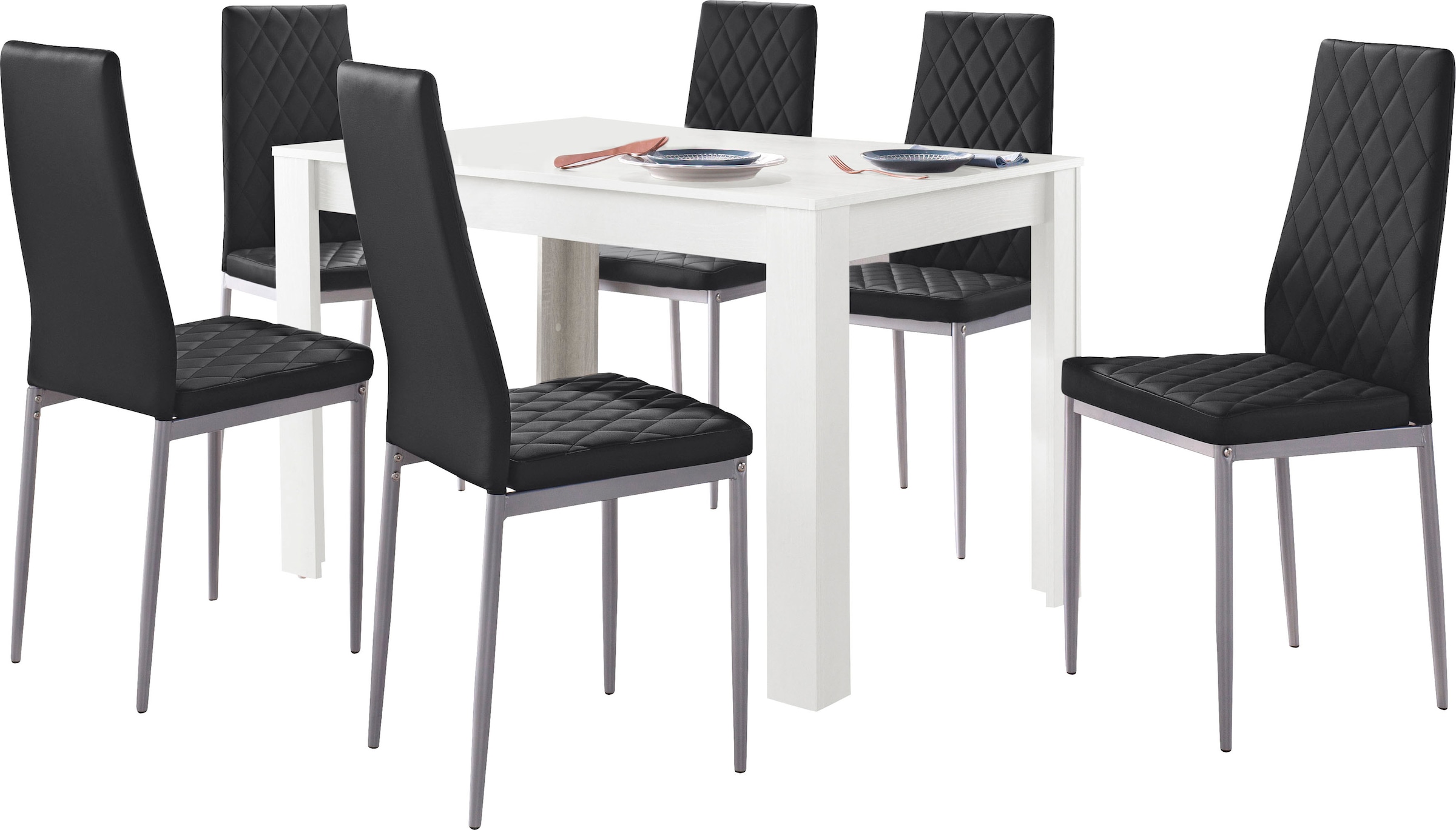 INOSIGN Essgruppe "TOPSELLER Tisch, Stuhl", (Set, 5 tlg., 5tlg. Set. Tisch günstig online kaufen