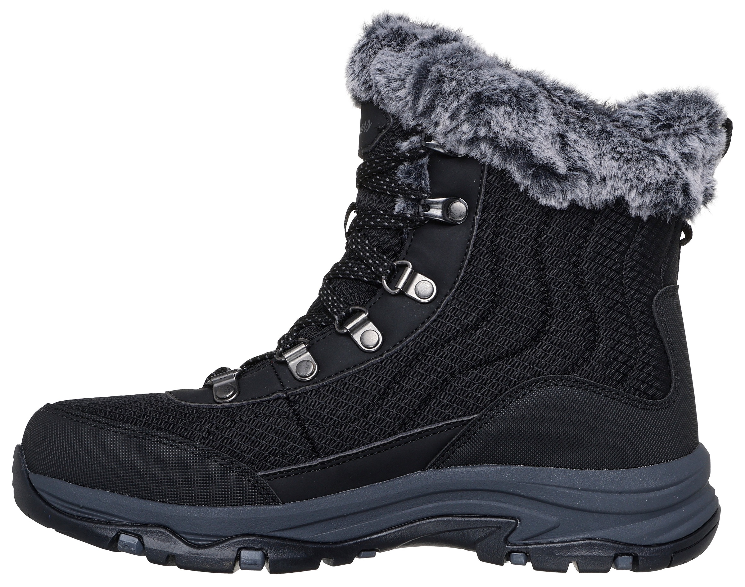 Skechers Winterboots »TREGO-STORMIE«, Snowboots, Schnürstiefel mit rutschhemmender Laufsohle
