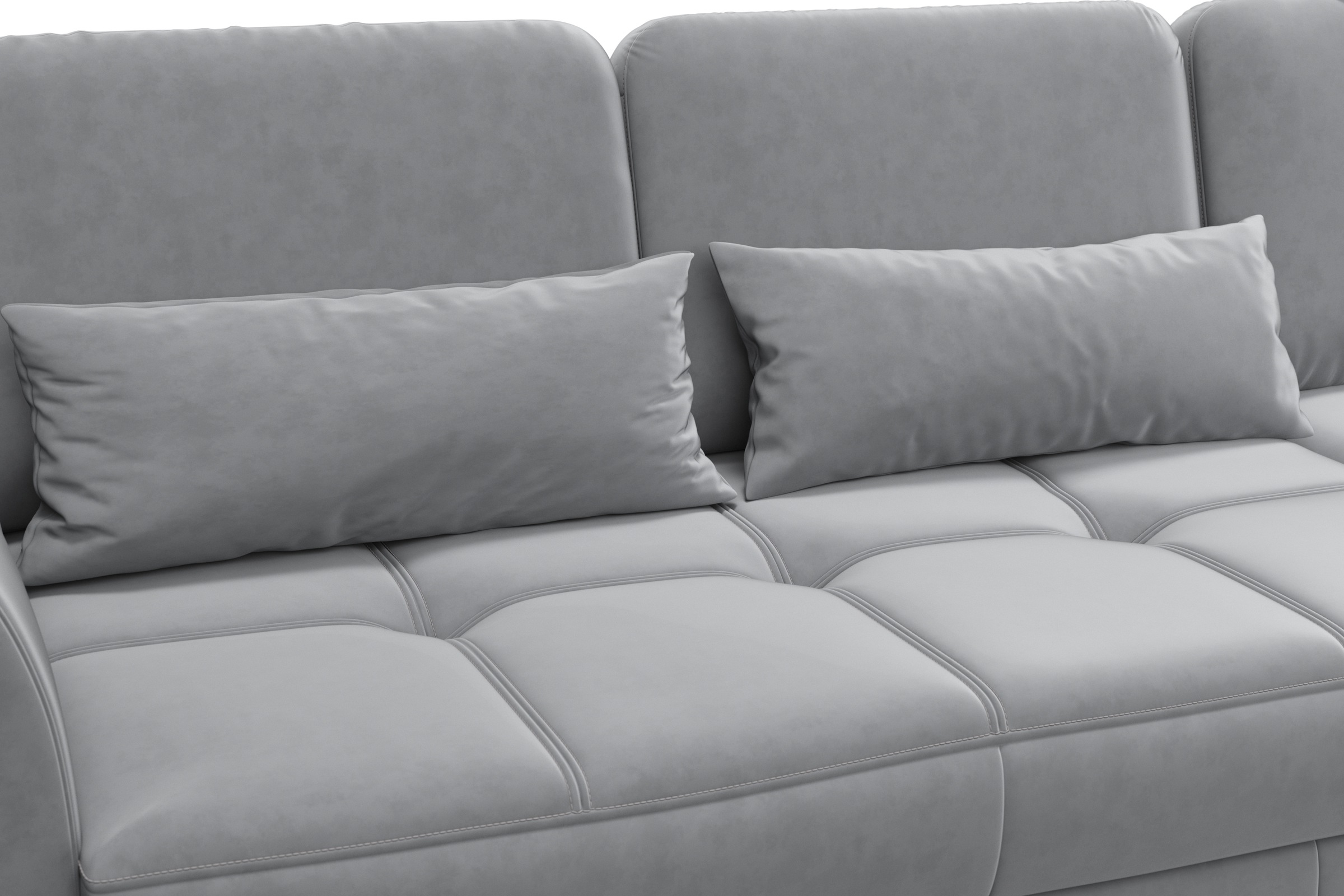 sit&more Ecksofa »Bendigo L-Form«, inklusive Sitztiefenverstellung, Bodenfreiheit 15 cm, in 2 Fußfarben