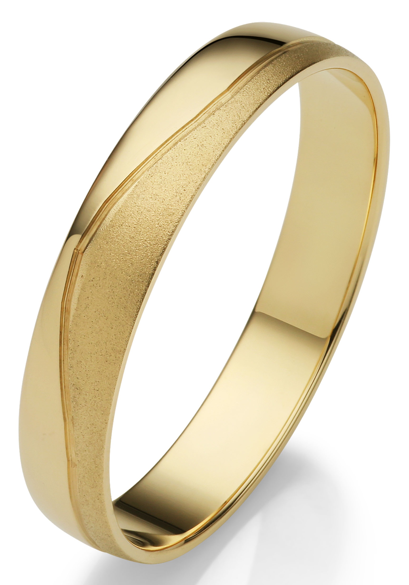 Firetti Trauring »Schmuck Geschenk Gold 375 Hochzeit Ehering "LIEBE"«, Made in Germany, wahlweise mit oder ohne Brillant