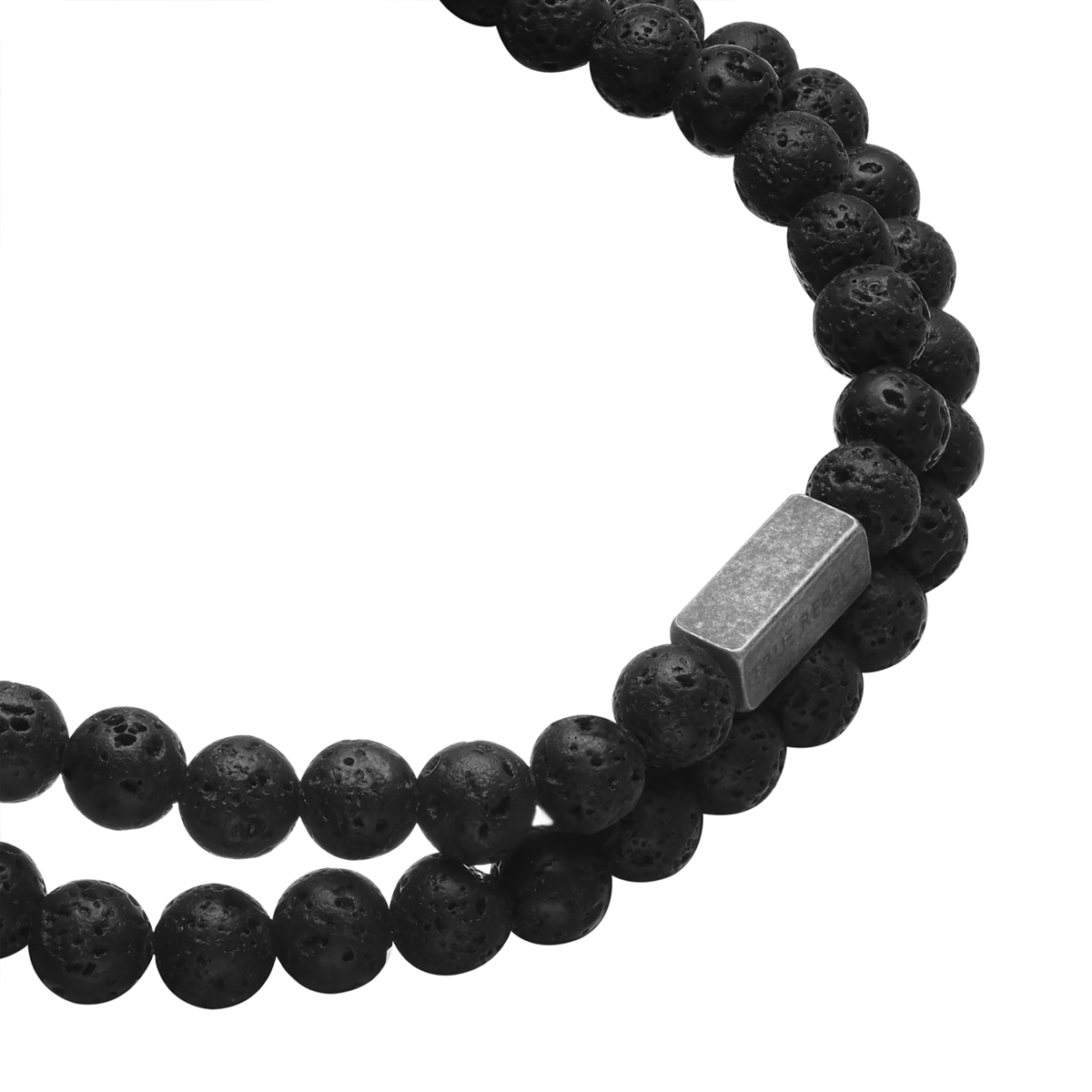 True Rebels Armband »Set: TR307« mit Lavastein