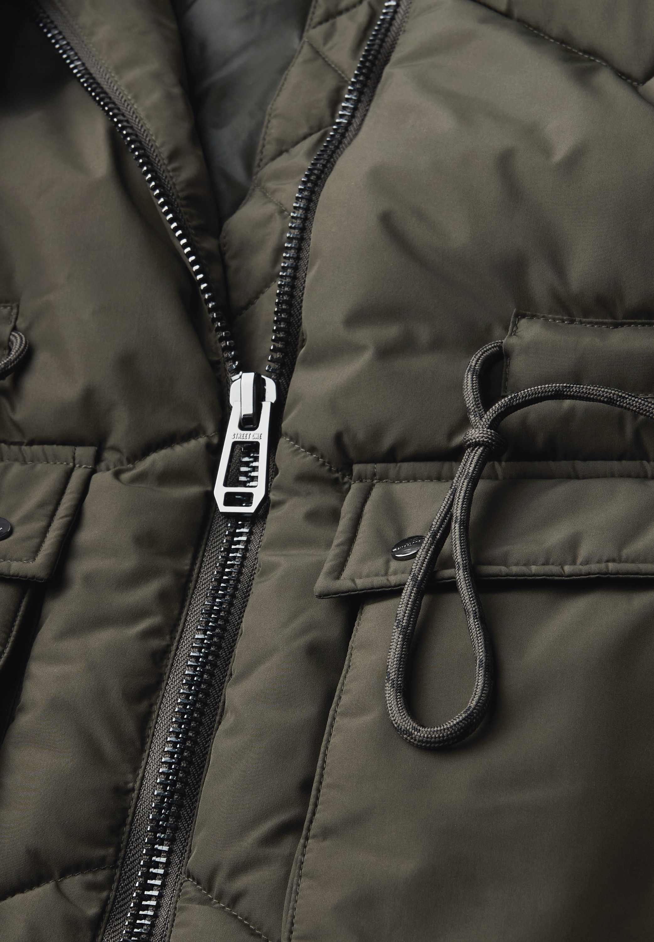 STREET ONE STUDIO Steppjacke, mit Kapuze, mit Kapuze