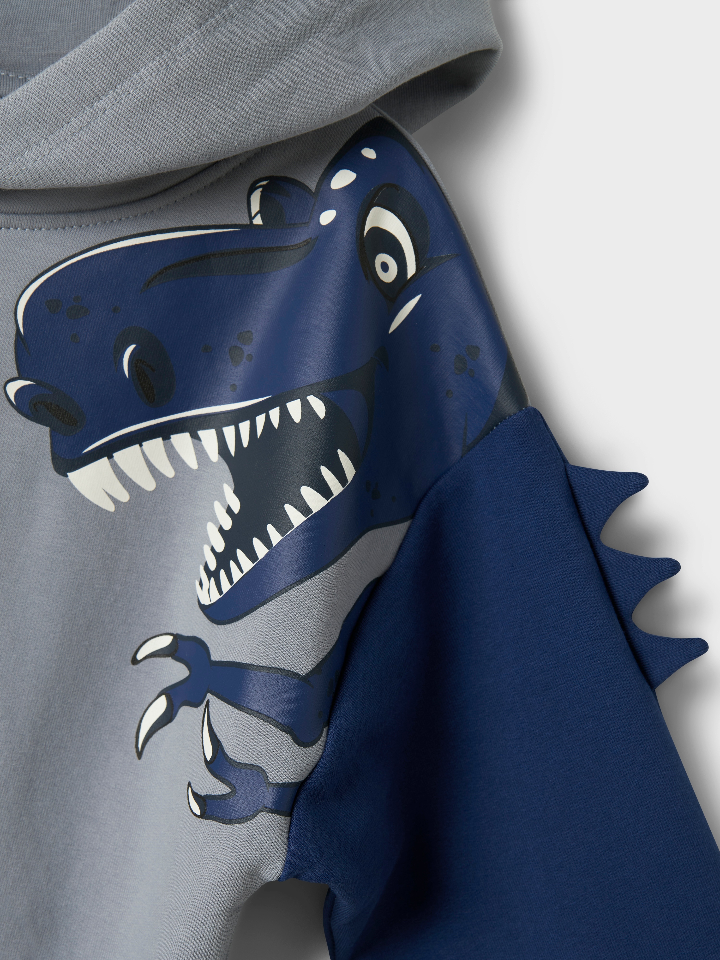 Thumbnail - Name It Sweatshirt "NMMNASH LS NREG SWEAT WH BRU BOX"