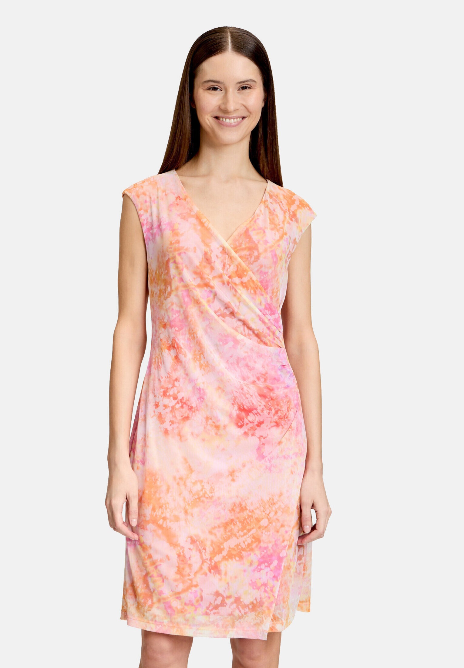 Cartoon Druckkleid »Damen ohne Arm« Ohne Tasche Muster