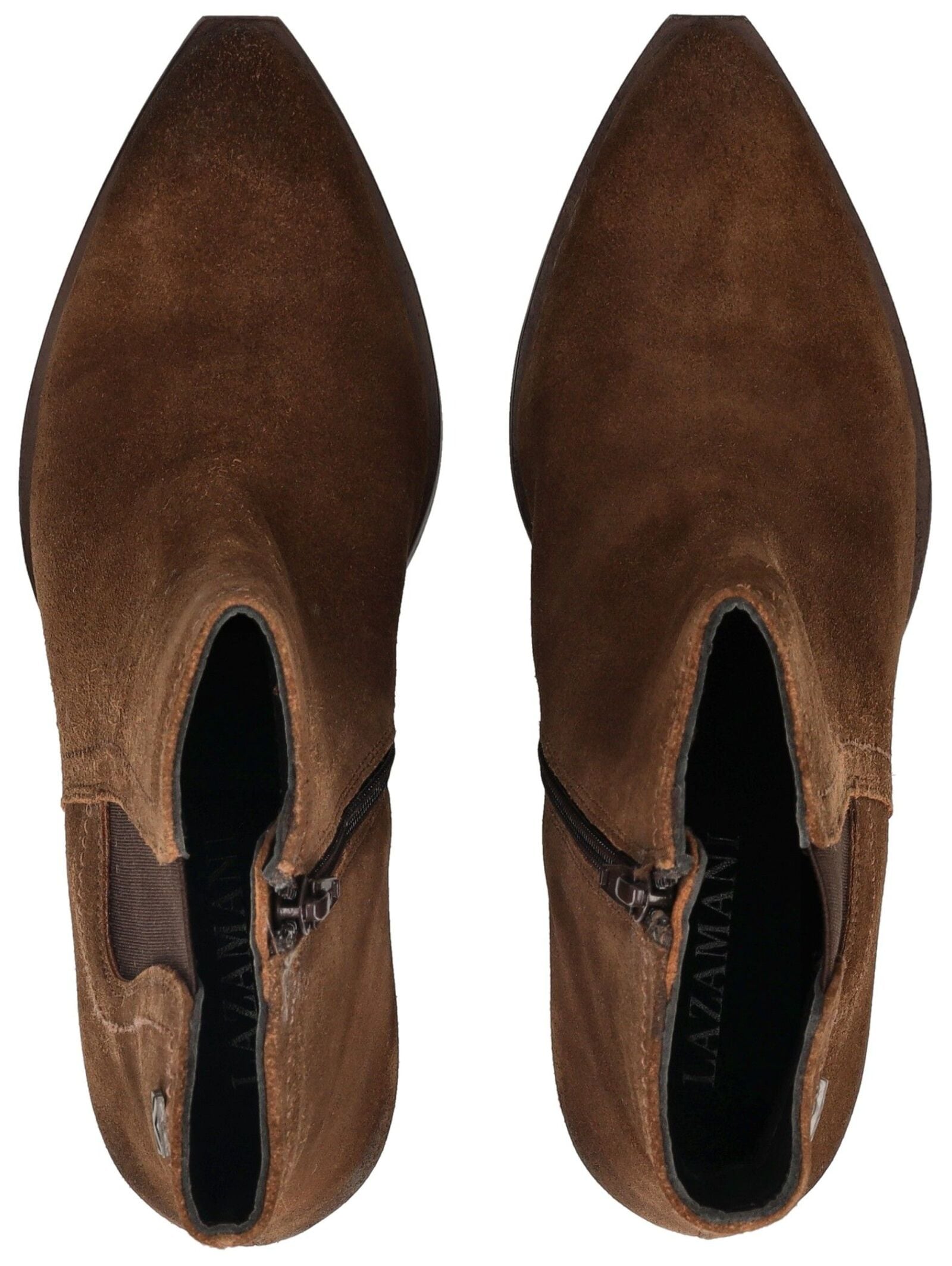 Lazamani Bikerboots »Lazamani Stiefelette Veloursleder/Textil«