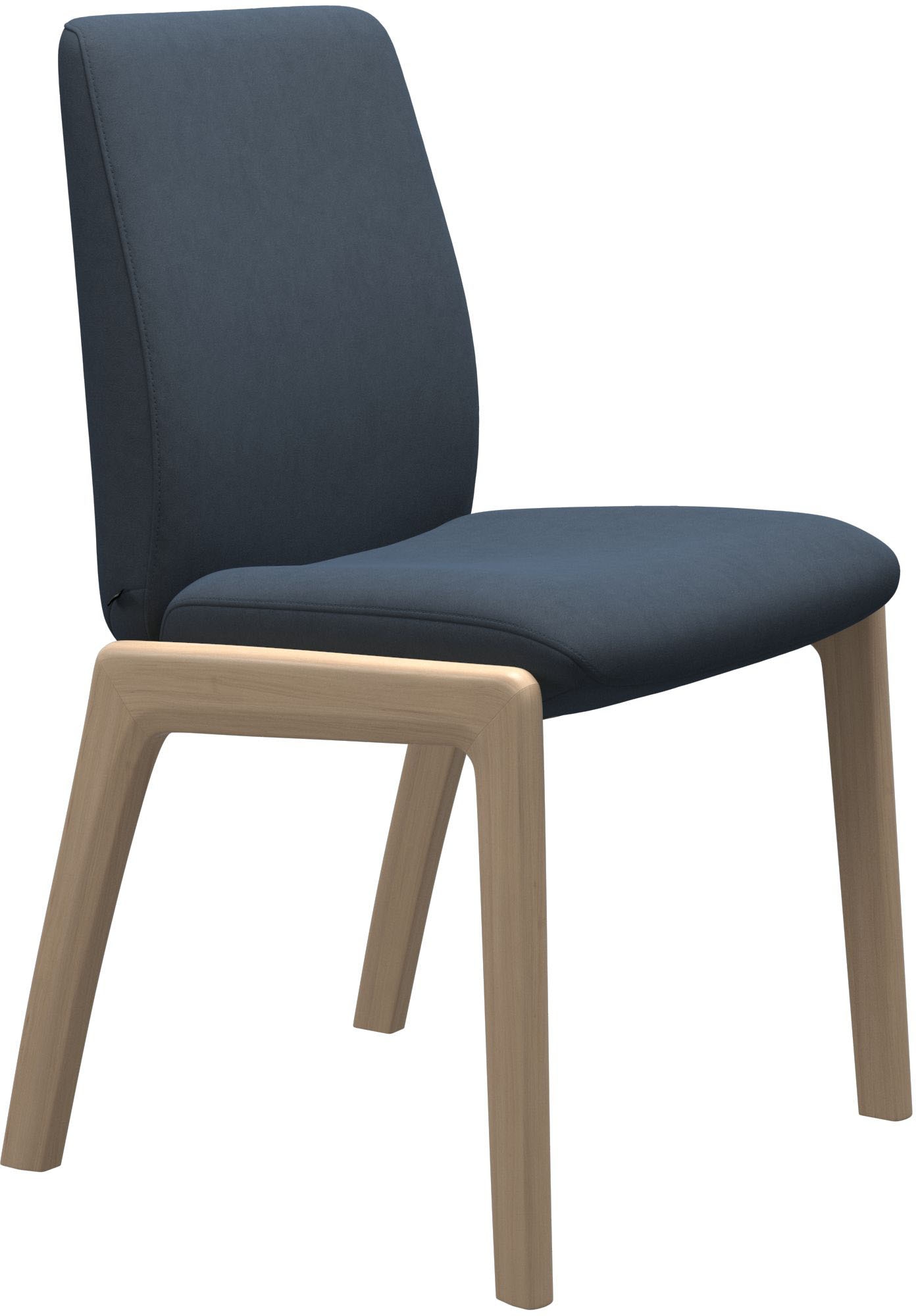 Stressless® Polsterstuhl »Laurel«, Microfaser DINAMICA, Low Back, Größe L, mit abgerundeten Beinen in Eiche natur