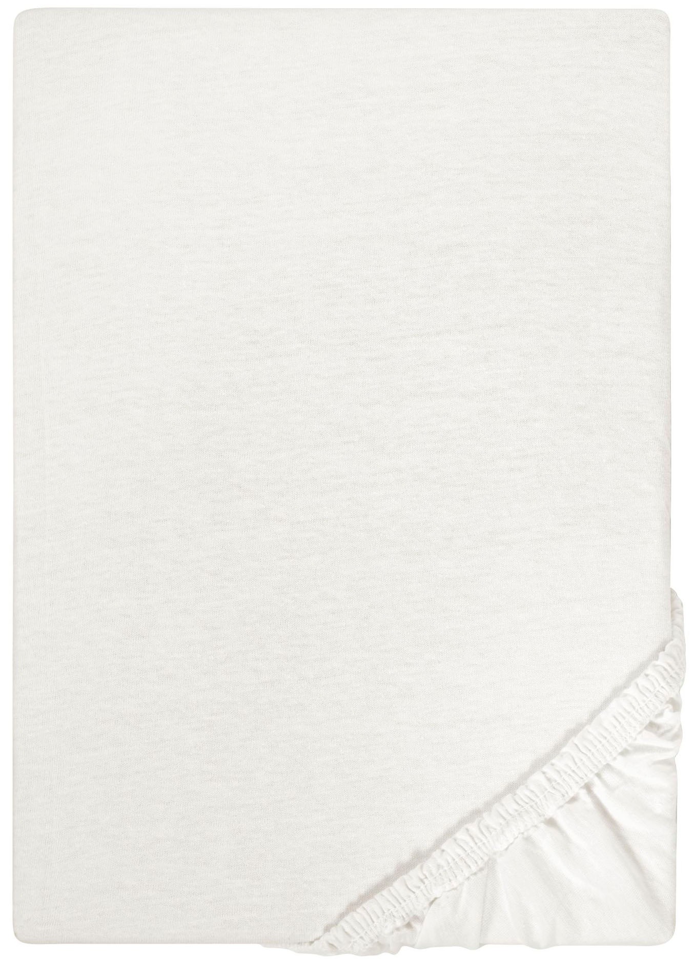 Biberna Spannbettlaken "Leila" Bettlaken aus 100% Baumwolle, für Matratzenhöhen bis 22 cm