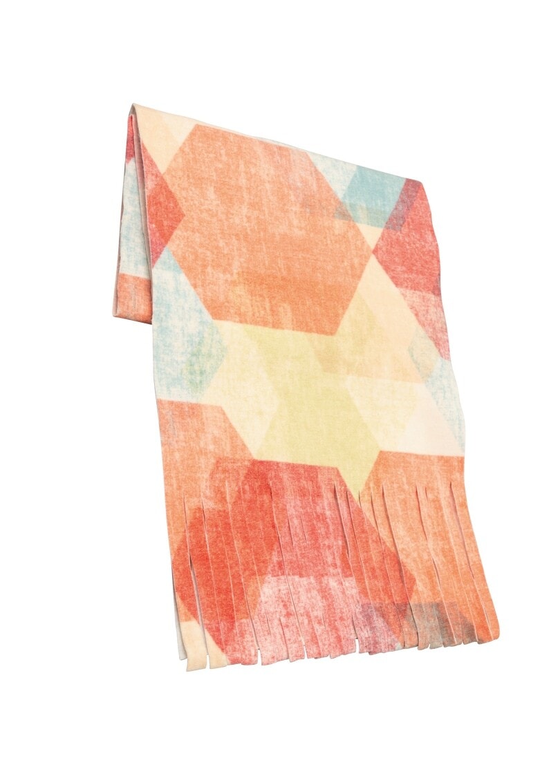 Trigema Fleeceschal "TRIGEMA Fleece-Schal mit Allover-Print" 1 Stk. günstig online kaufen