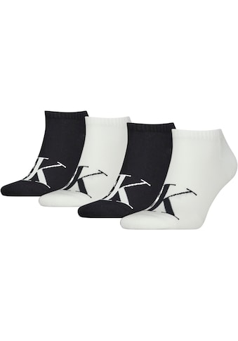 Kurzsocken »CKJ MEN SNEAKER 4P LOGO«, (Packung), Short-Socks