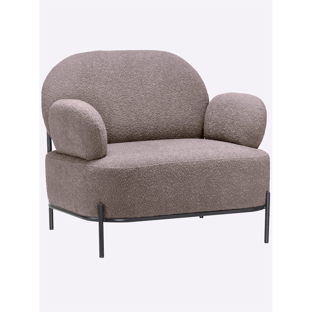 heine home Sessel, (1 St.) Stoffbezug Bouclé