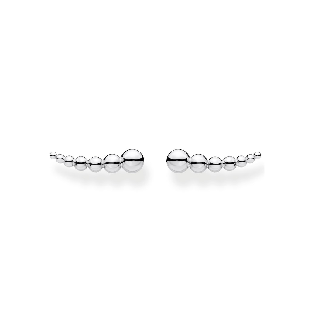 THOMAS SABO Paar Ohrstecker »Ear climber Kugeln silber, H2156-001-21«