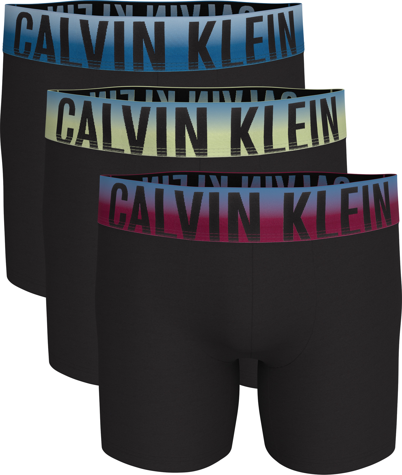 Calvin Klein Underwear Boxershorts "BOXER BRIEF 3PK" Packung, 3er-Pack, 3 Stk. mit Logobund