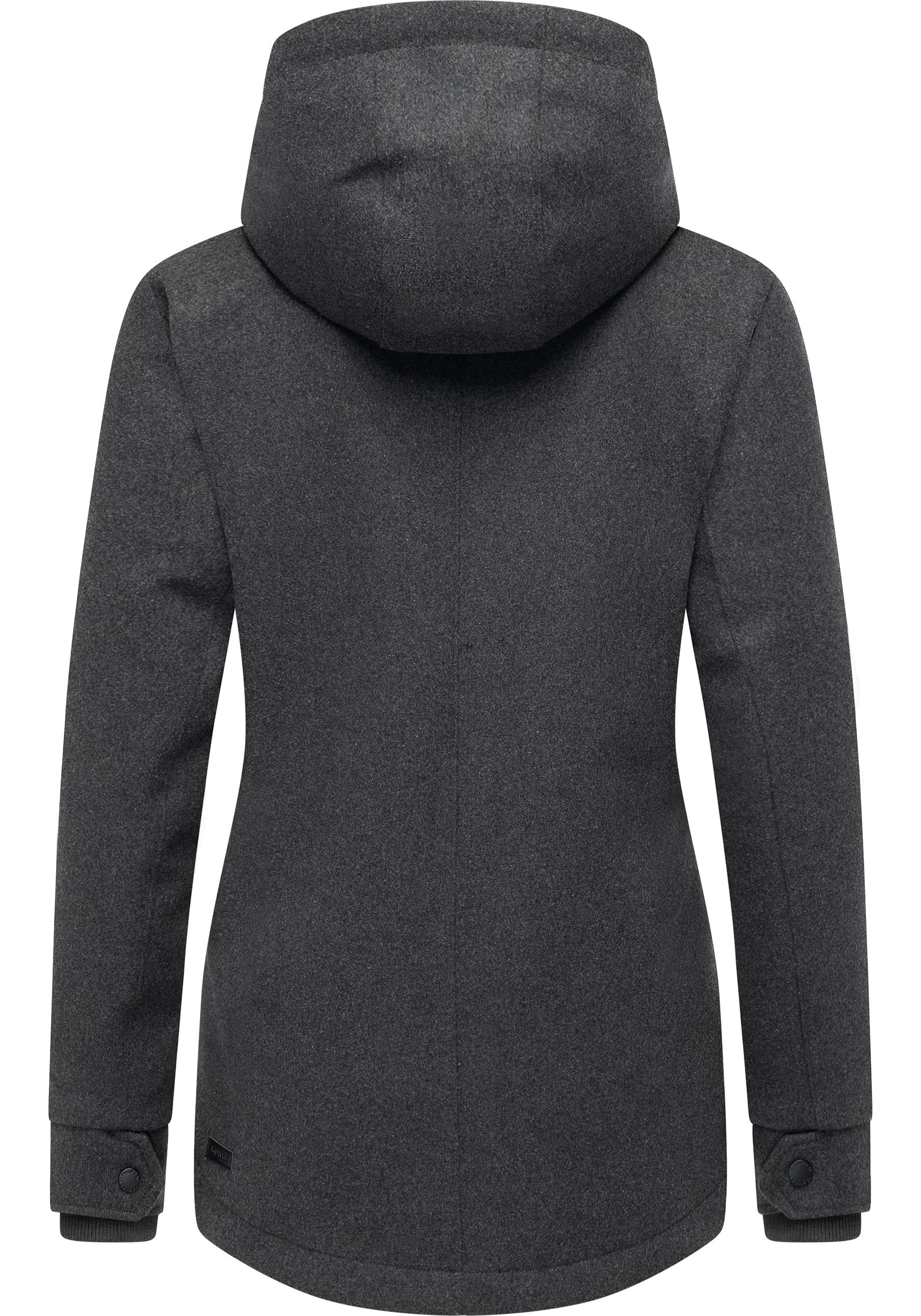 Ragwear Winterjacke »Monadde Felt YOUMODO«, mit Kapuze, Wasserfeste warme Jacke mit Kapuze