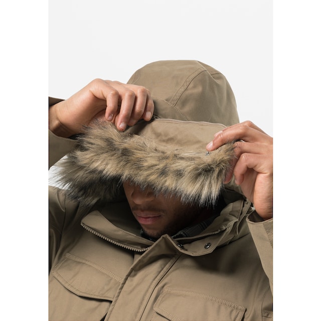 Jack Wolfskin Funktionsparka »WINTERFROST DOWN PARKA kaufen BAUR ▷ mit | Kapuze M«