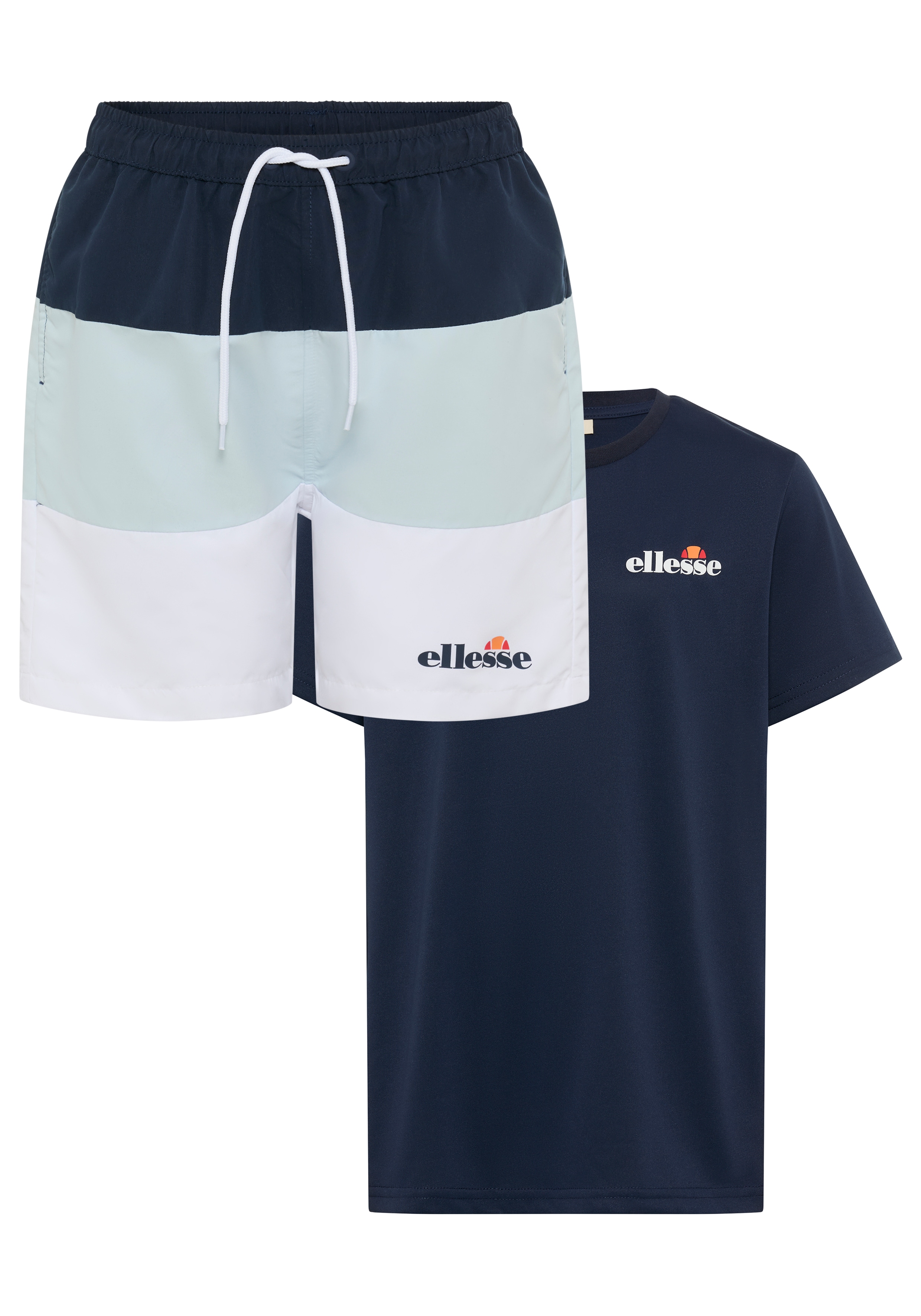 Ellesse Shirt & Hose "VASCERO TEE & SHORT SET" 2 2-teiliges Set aus Shirt und Hose, sportlicher Stil, pflegeleicht