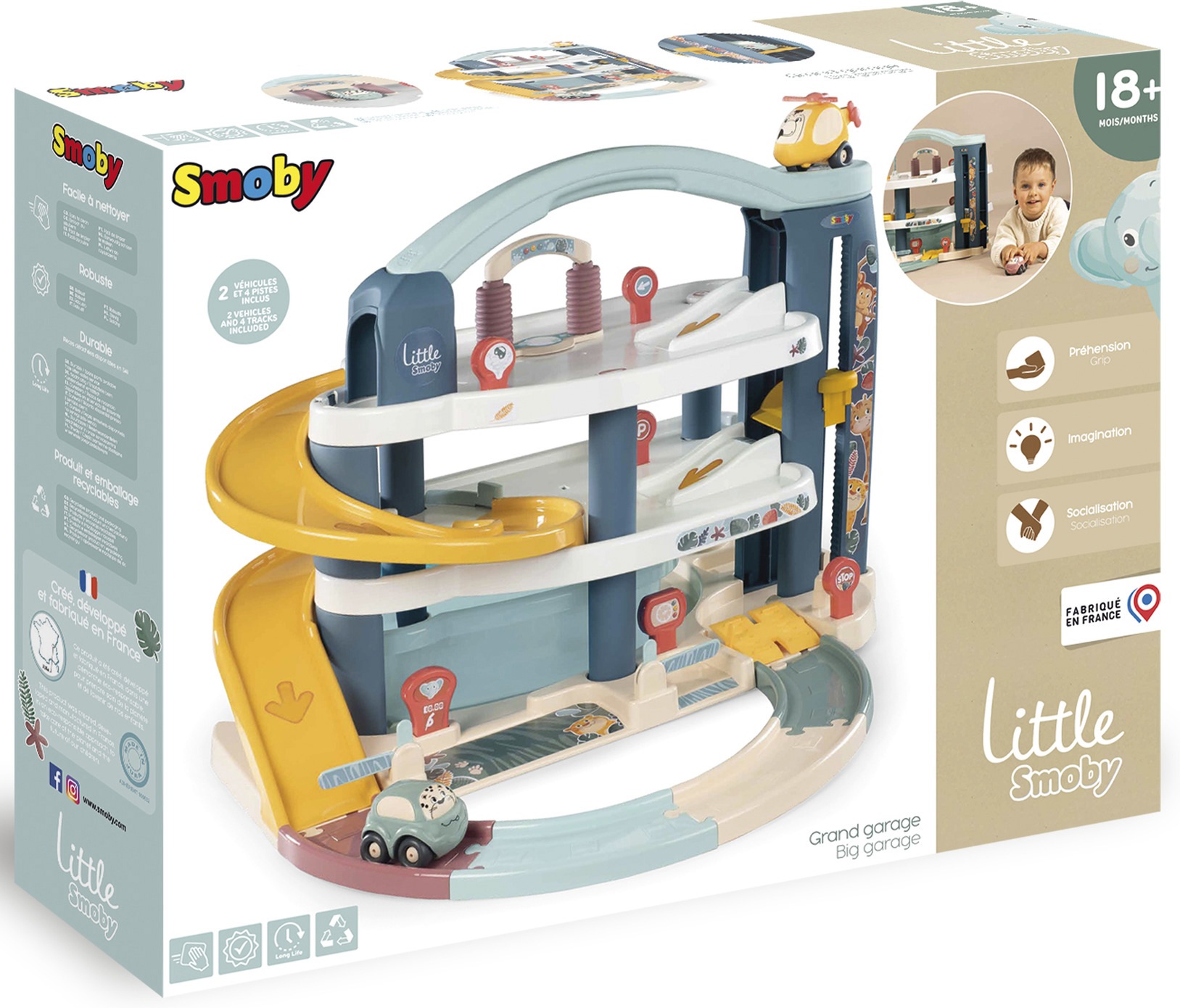 Smoby Spiel-Parkhaus »Little Smoby, Großes Parkhaus«, inklusive 1 Mini-Flitzer