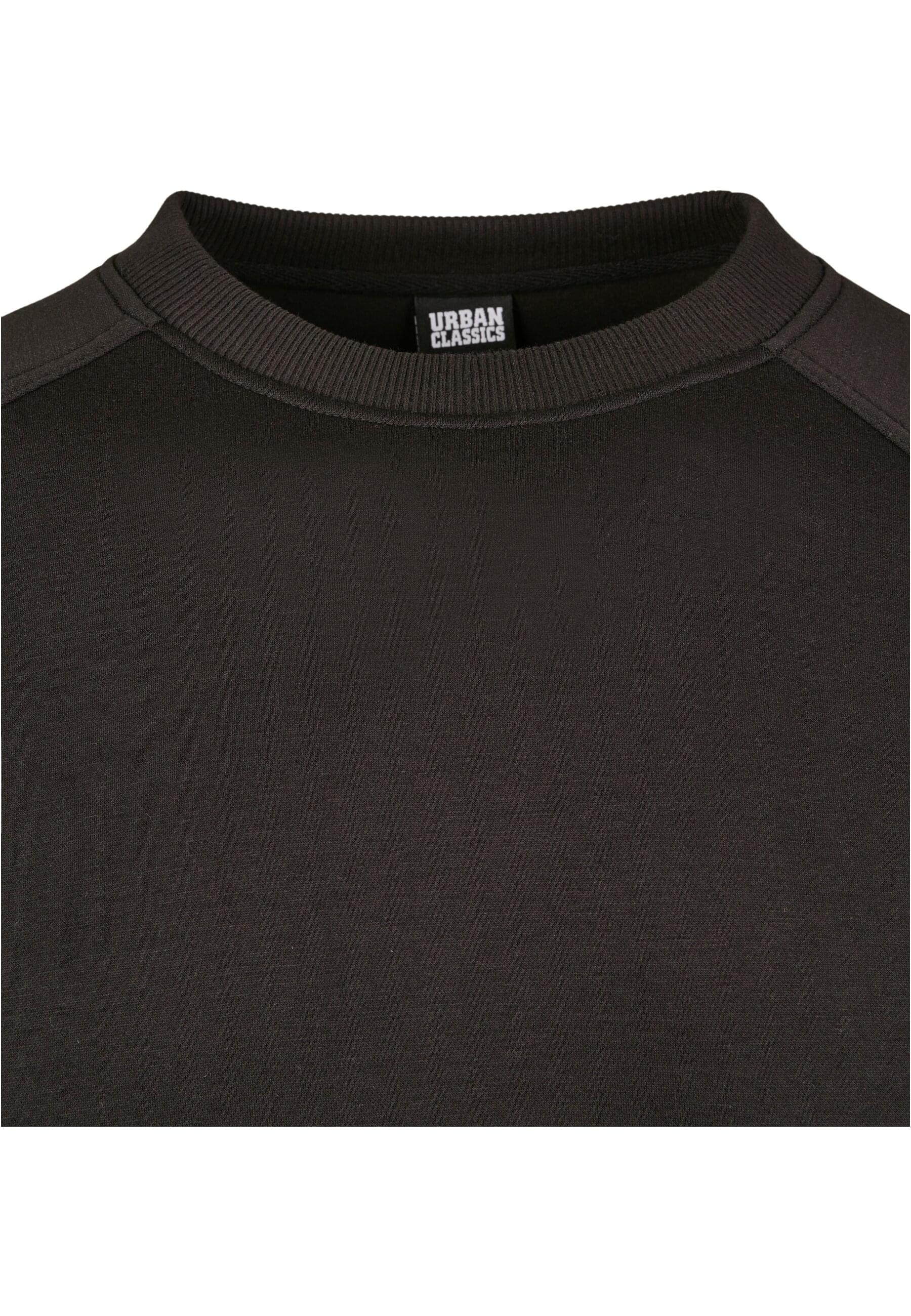 URBAN CLASSICS Rundhalspullover »Urban Classics Herren Raglan Zip Pocket Crew«, (1 tlg.)