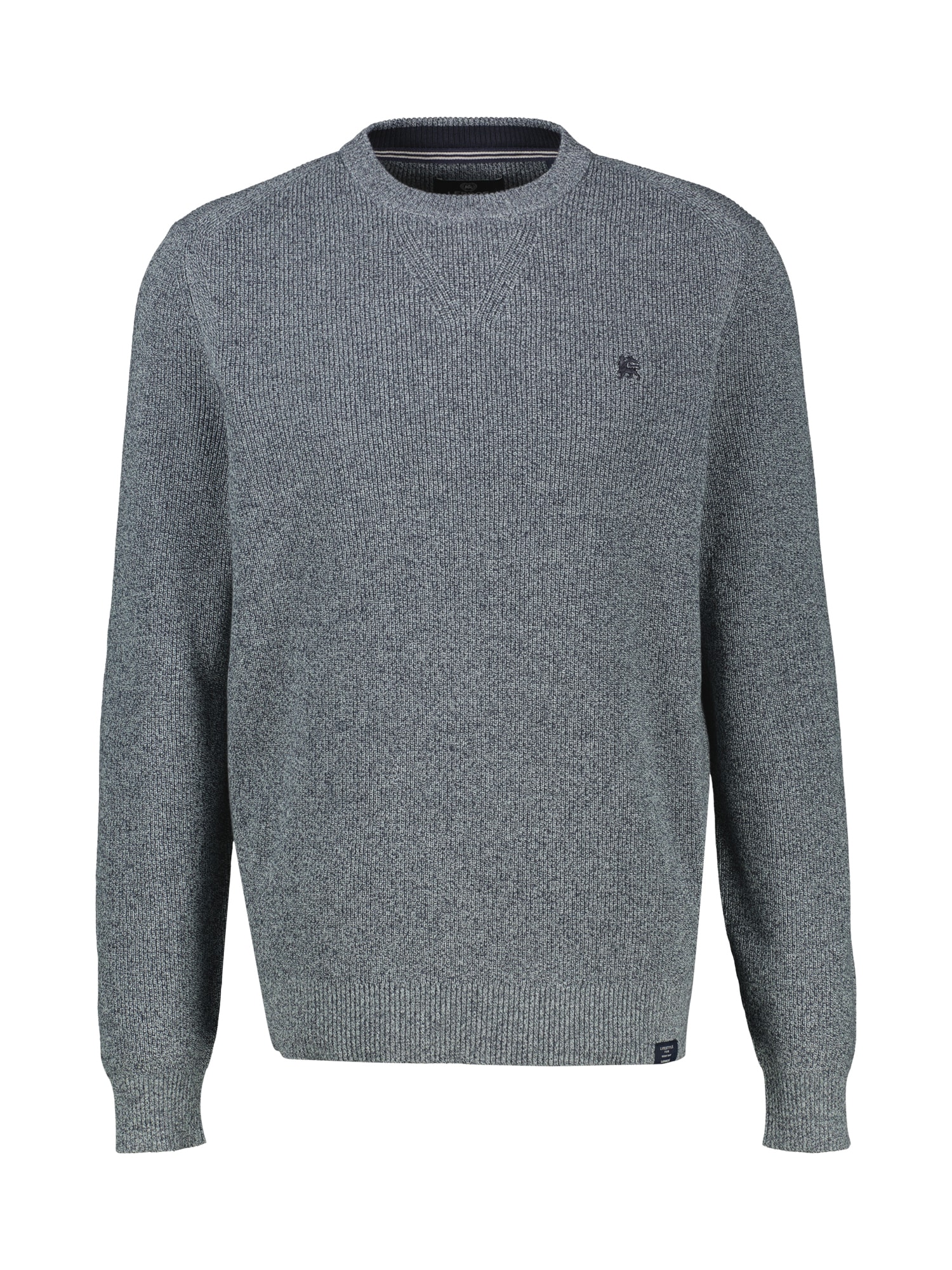 LERROS Strickpullover "Stilvoller Strickpullover mit bequemem Rundhalsauschnitt"