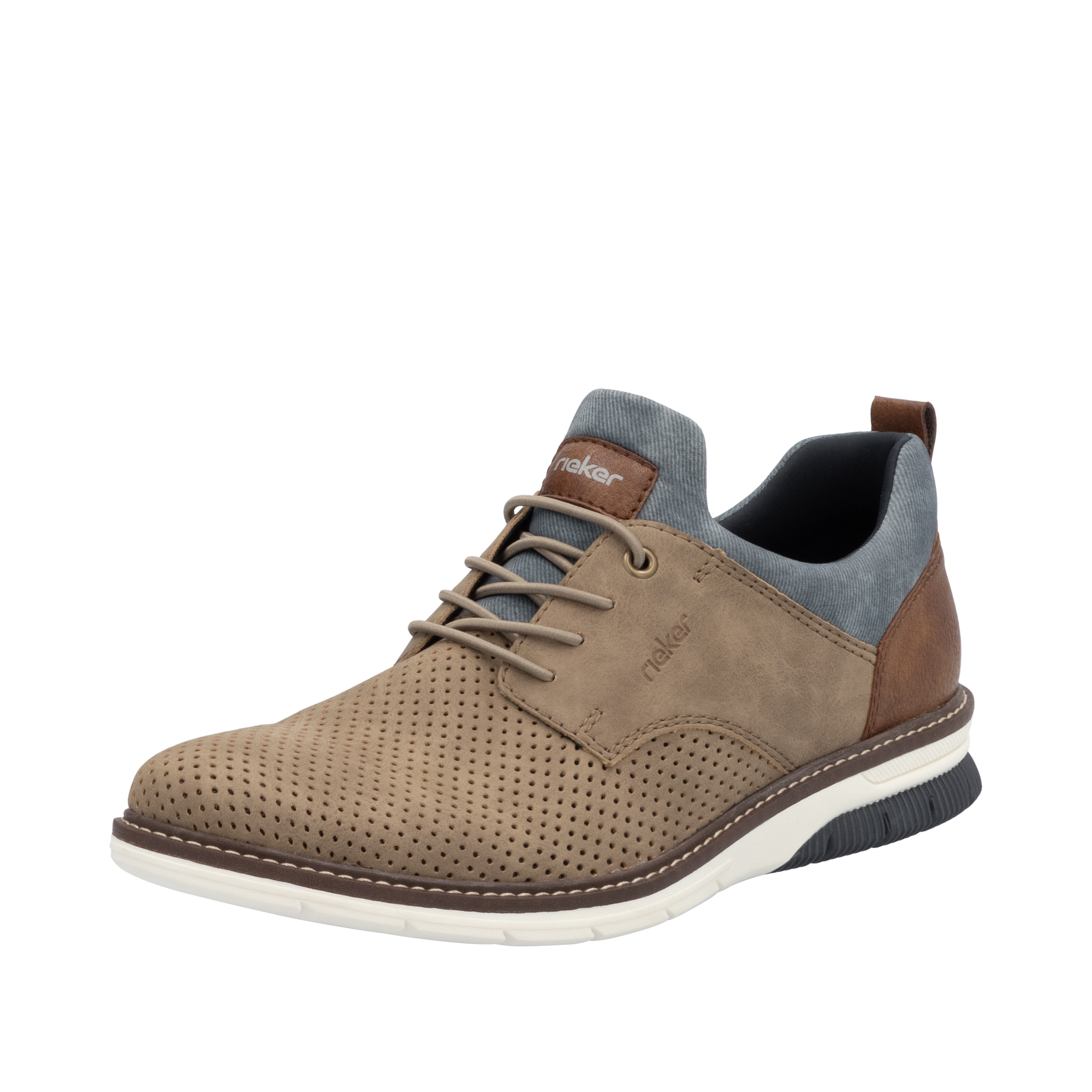 Rieker 1100000002199 Schlupfschuh, Halbschuh, Freizeitschuh mit Prägung