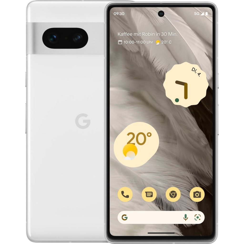 Google Smartphone »Pixel 7«, Snow, 16,05 cm/6,3 Zoll, 128 GB Speicherplatz, 50 MP Kamera