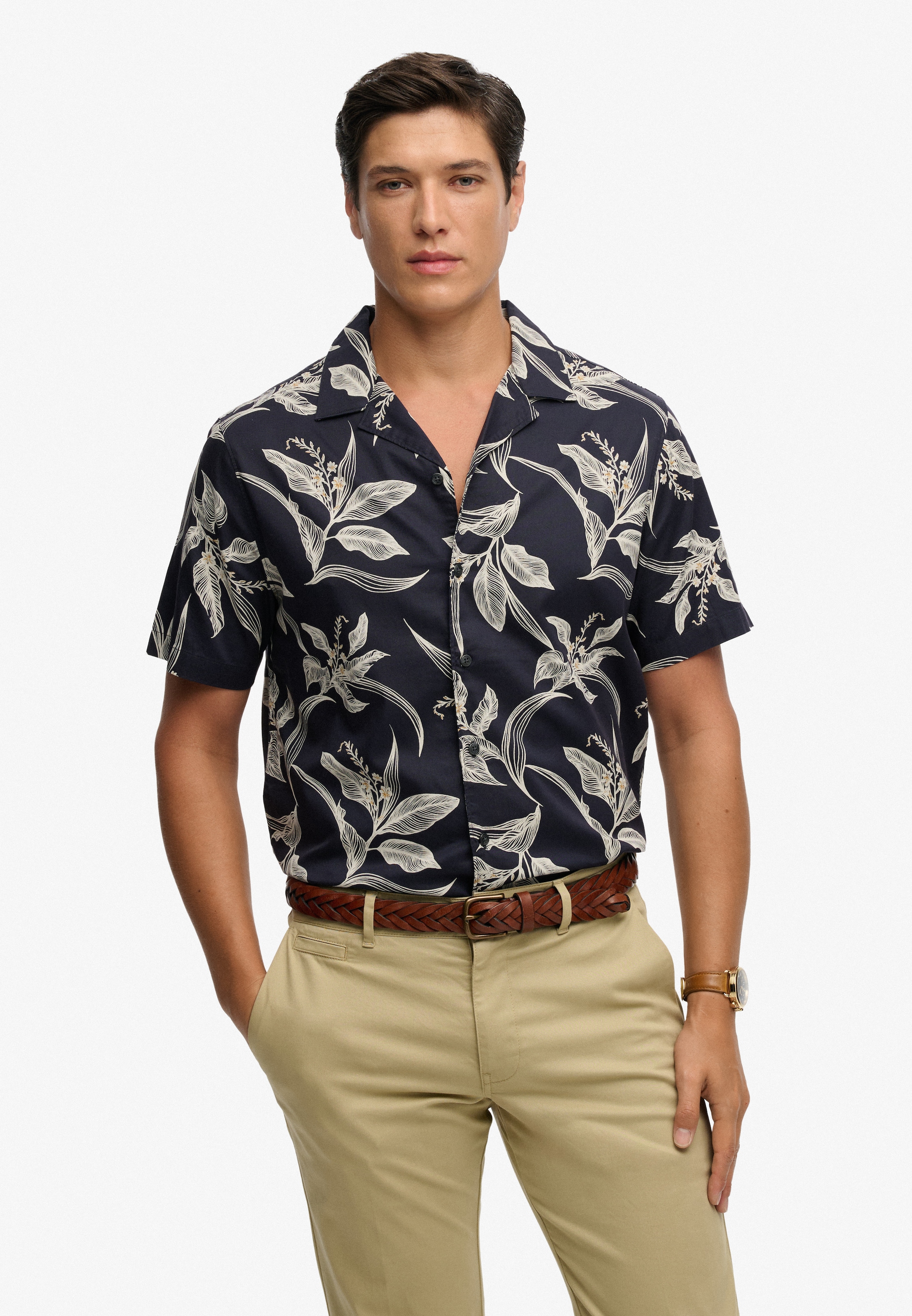 Superdry Hawaiihemd "HAWAIIAN PRINT S/S SHIRT" mit sommerlich coolem Hawaii günstig online kaufen