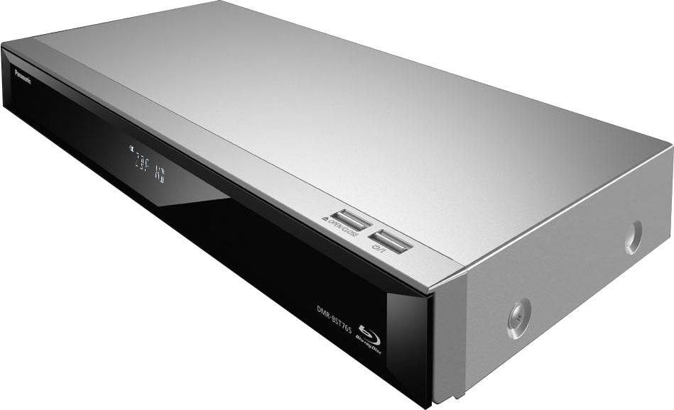 (Ethernet), BAUR Blu-ray-Rekorder 500 Upscaling, »DMR-BST760/765«, 3D-fähig Audio, | Panasonic Hi-Res Festplatte, WLAN-LAN Hi-Res Audio-3D-fähig-4K GB