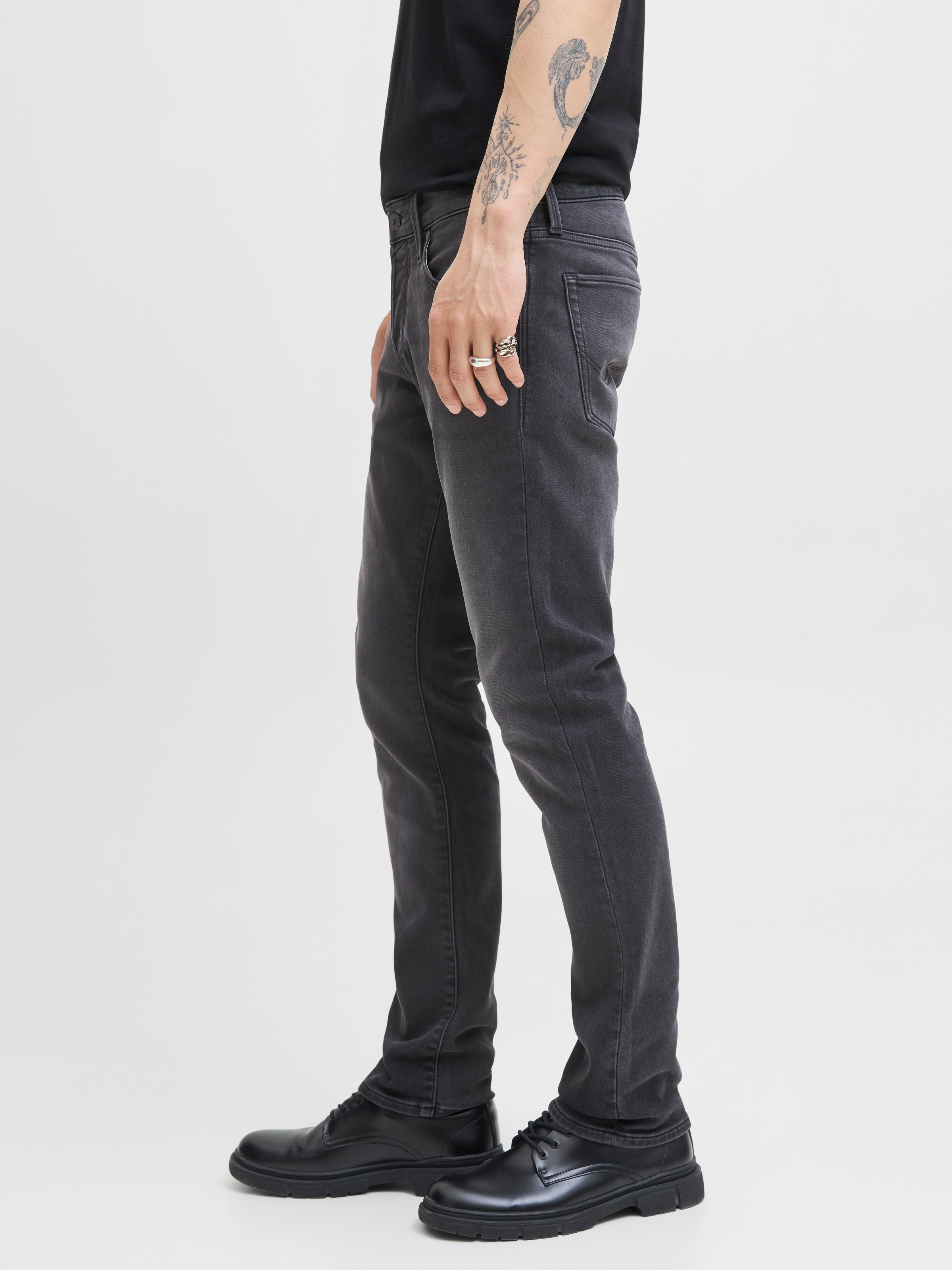 Jack & Jones Tapered-fit-Jeans "JJIMIKE mit Stretch, Used-Look und bequemer günstig online kaufen
