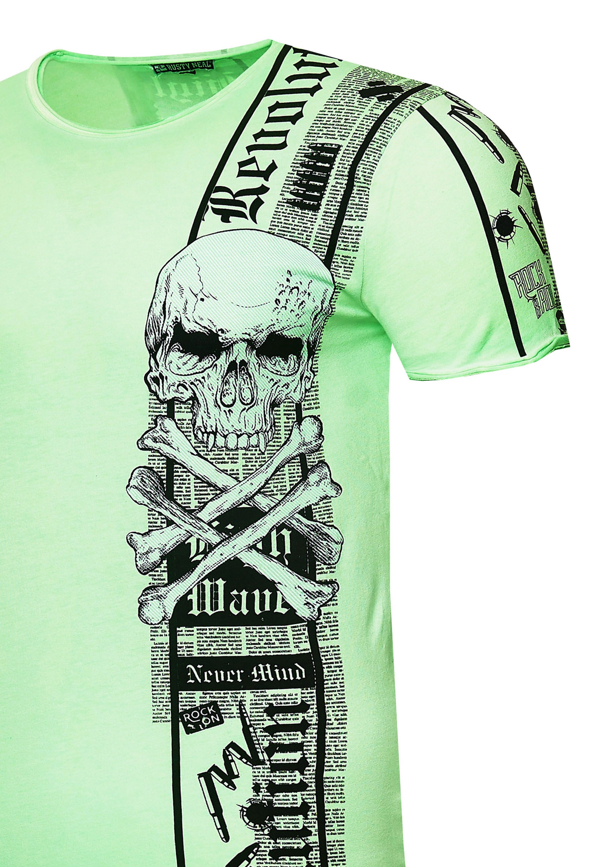 Rusty Neal T-Shirt, im verwaschenen Look