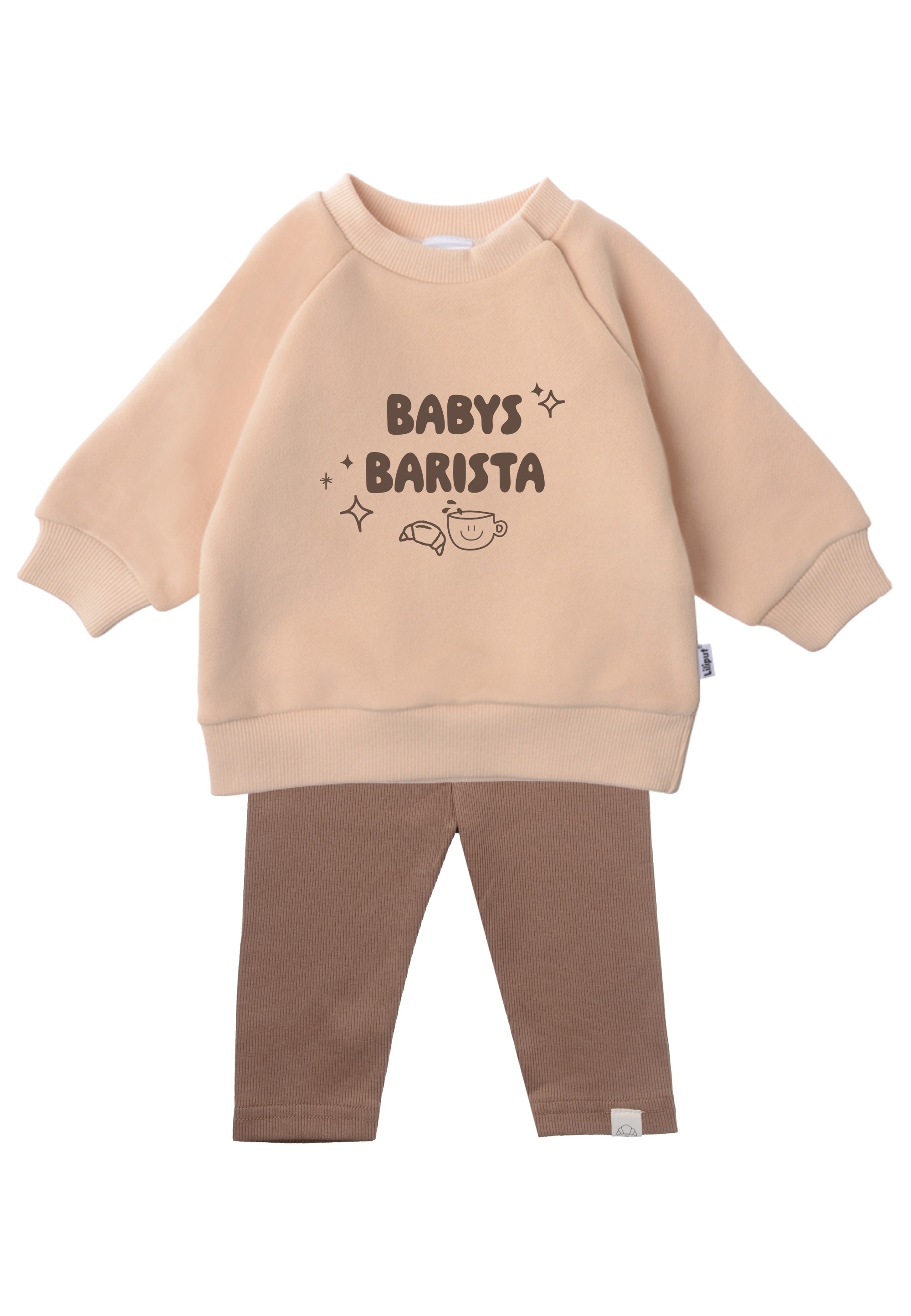 Liliput Sweatanzug "Babys Barista" 2 Stk. mit elastischen Bündchen