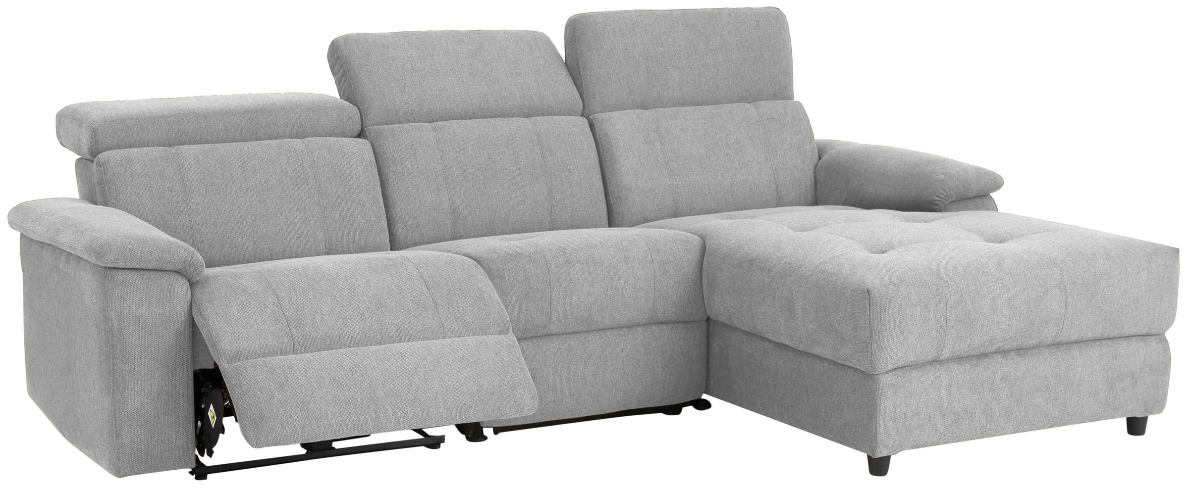 Home affaire Ecksofa »Binado, L-Form,«, mit manueller oder elektrischer Relaxfunktion mit USB-Anschluss
